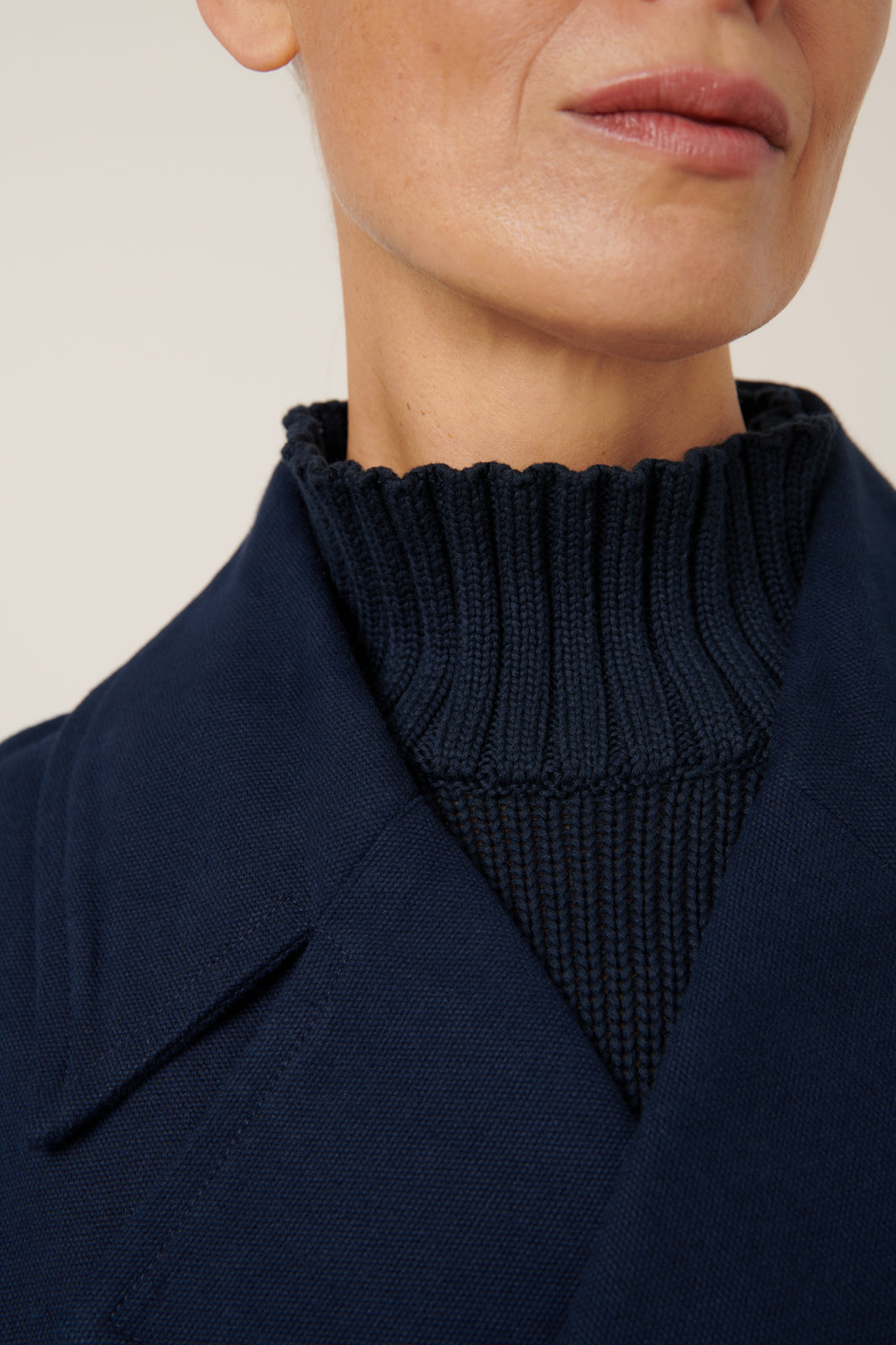 Silhouette Jacket - Navy