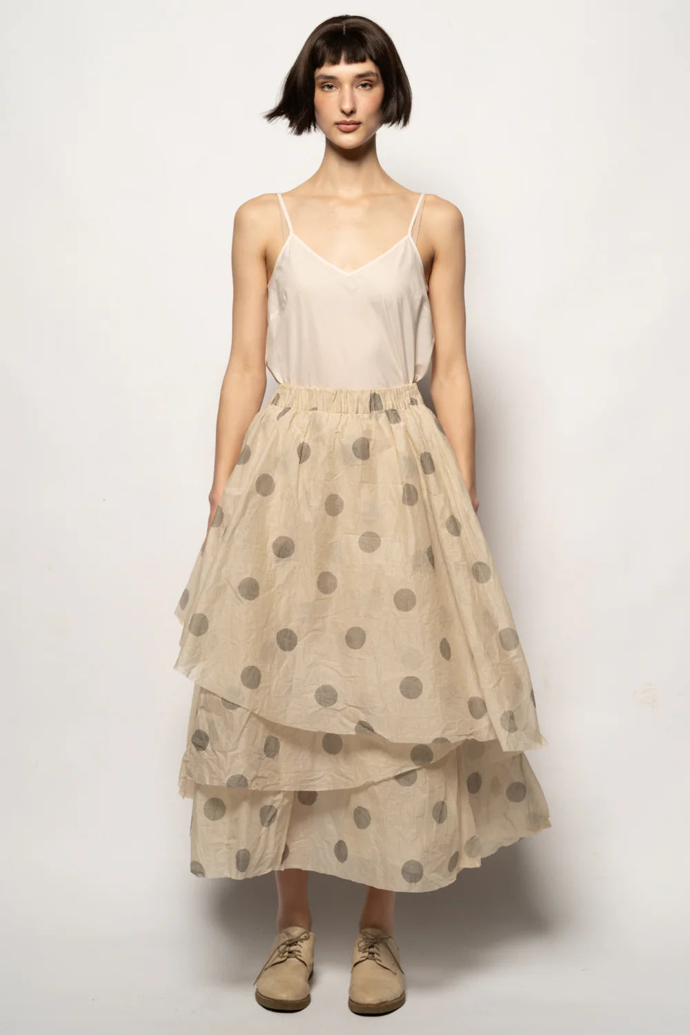 Dotto Layer Skirt - Cotton Organdy Natural