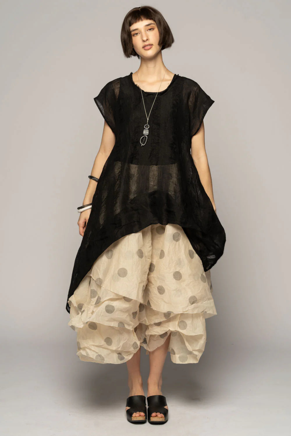 Frame Tunic - Linen Black