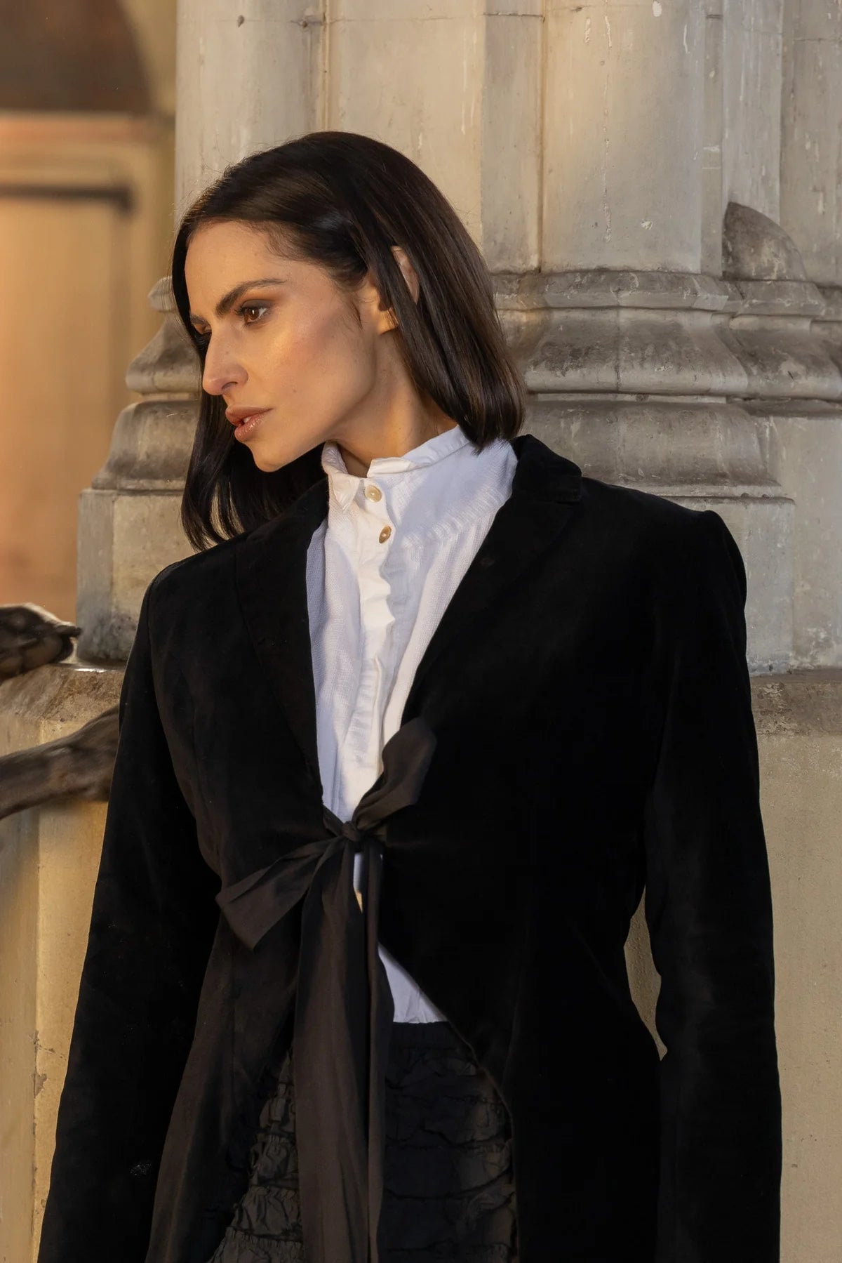 Winifred Shirt - Cotton Poplin - White