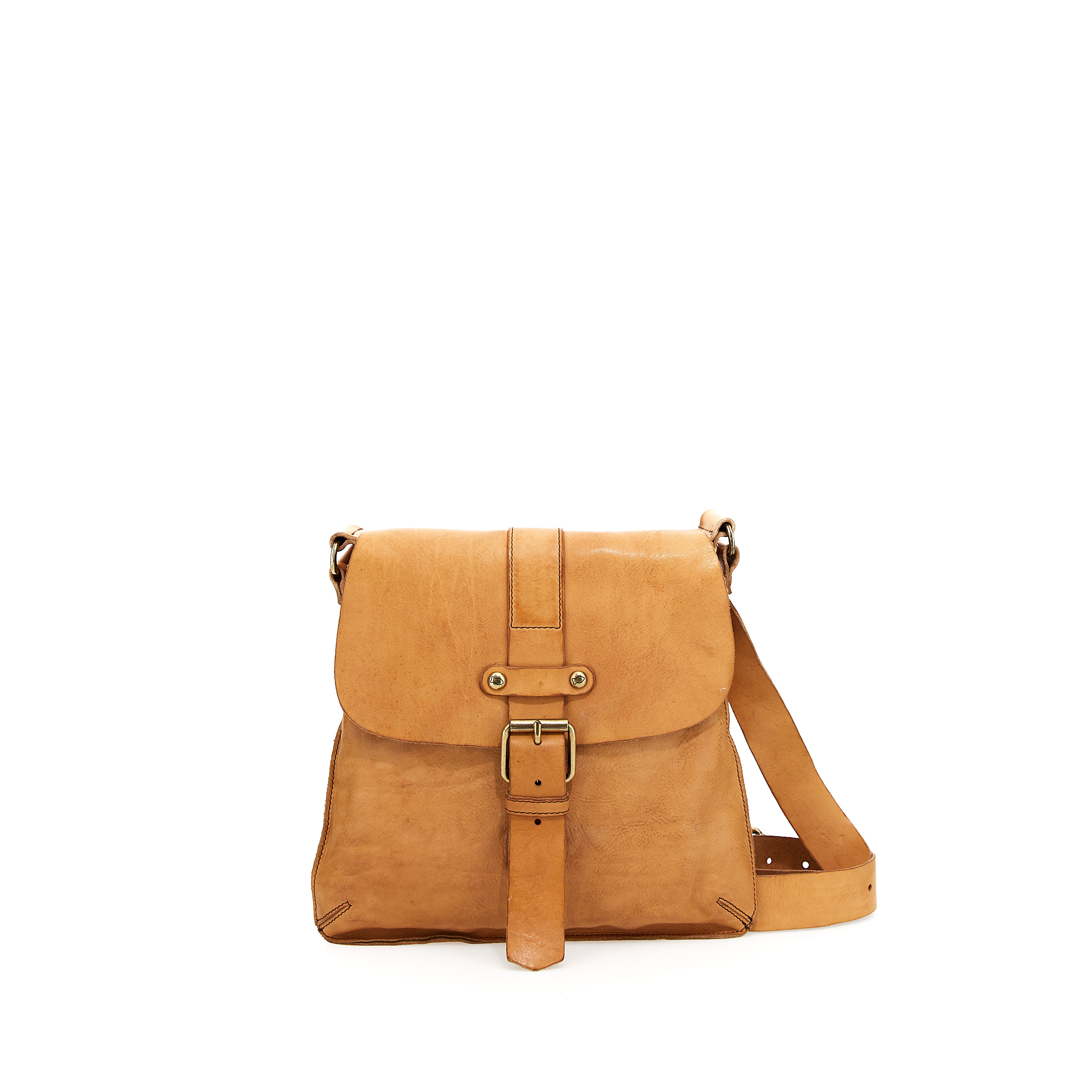 Crossbody satchel Bag - Camel