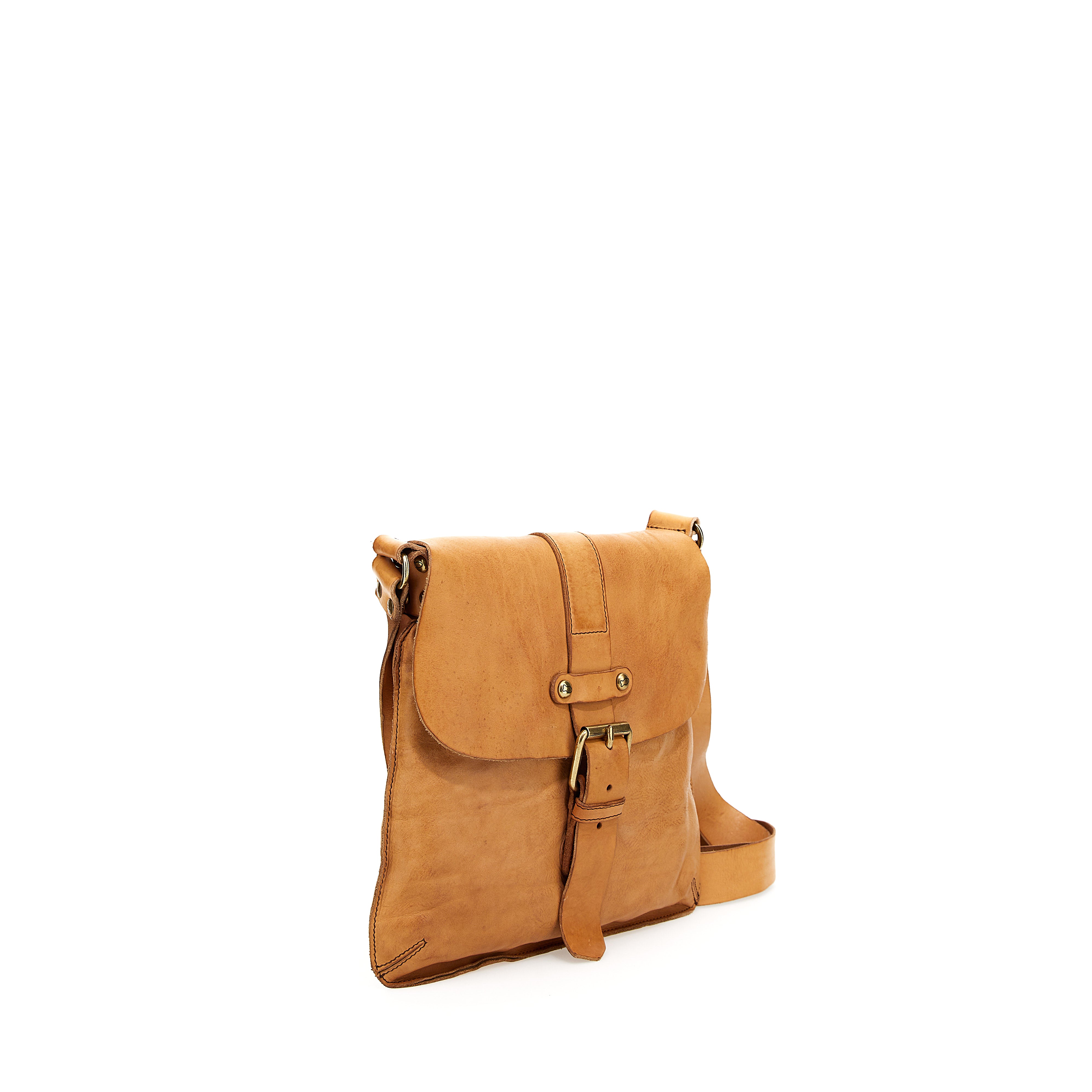 Crossbody satchel Bag - Camel