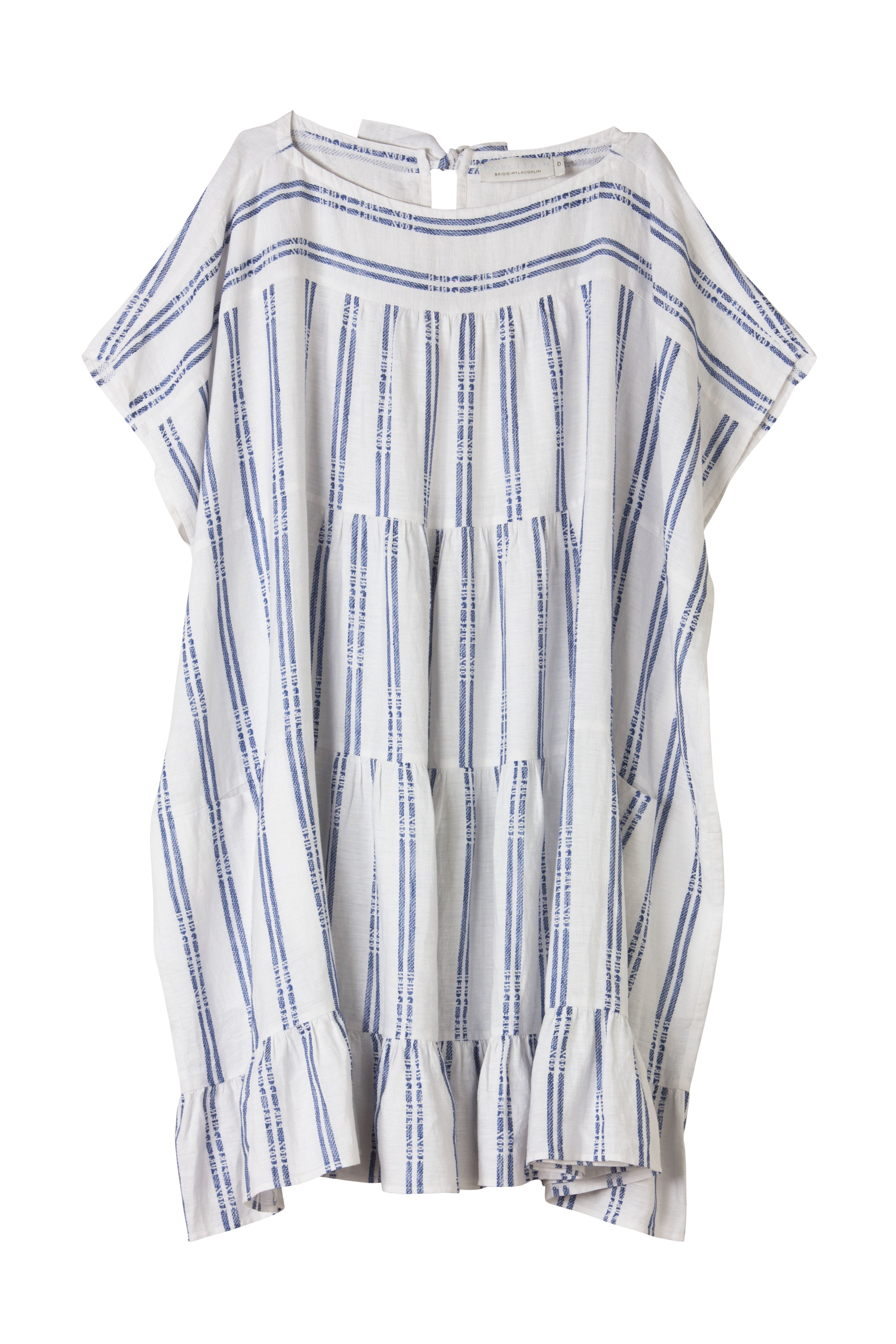 Infinity Dress - White/Blue Stripe