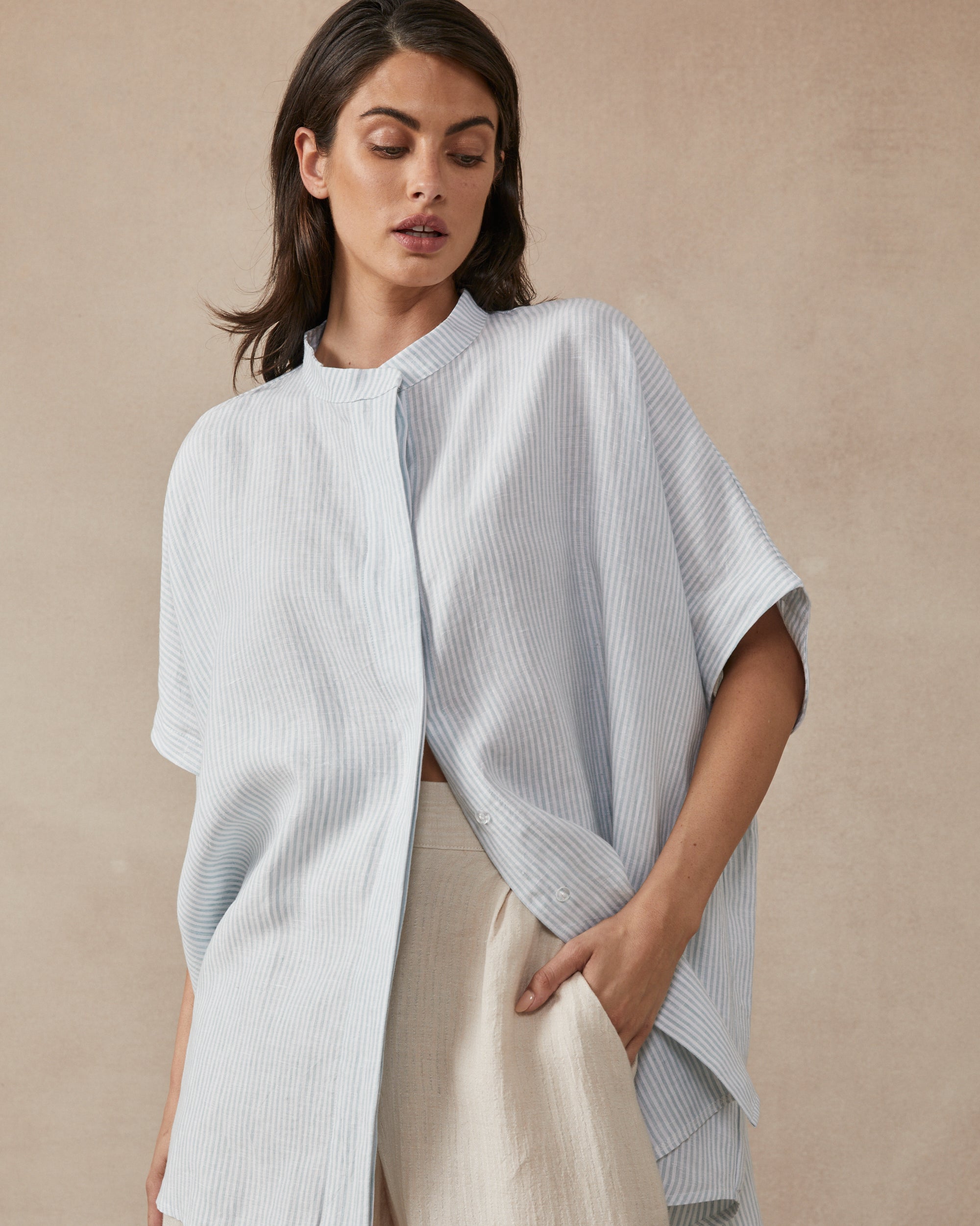 Lena Shirt - Spring Stripe