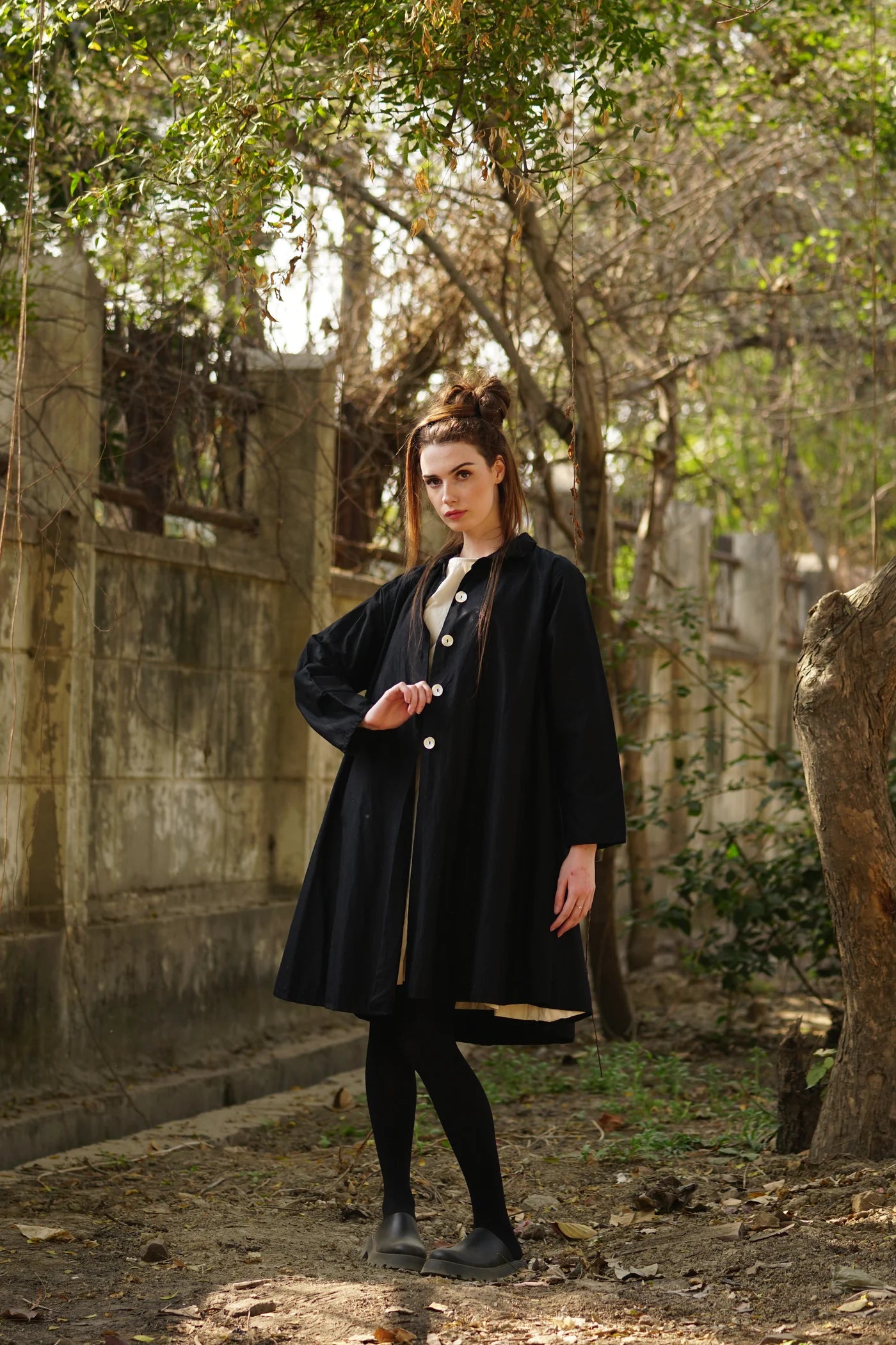 Matisse Long Coat - Black