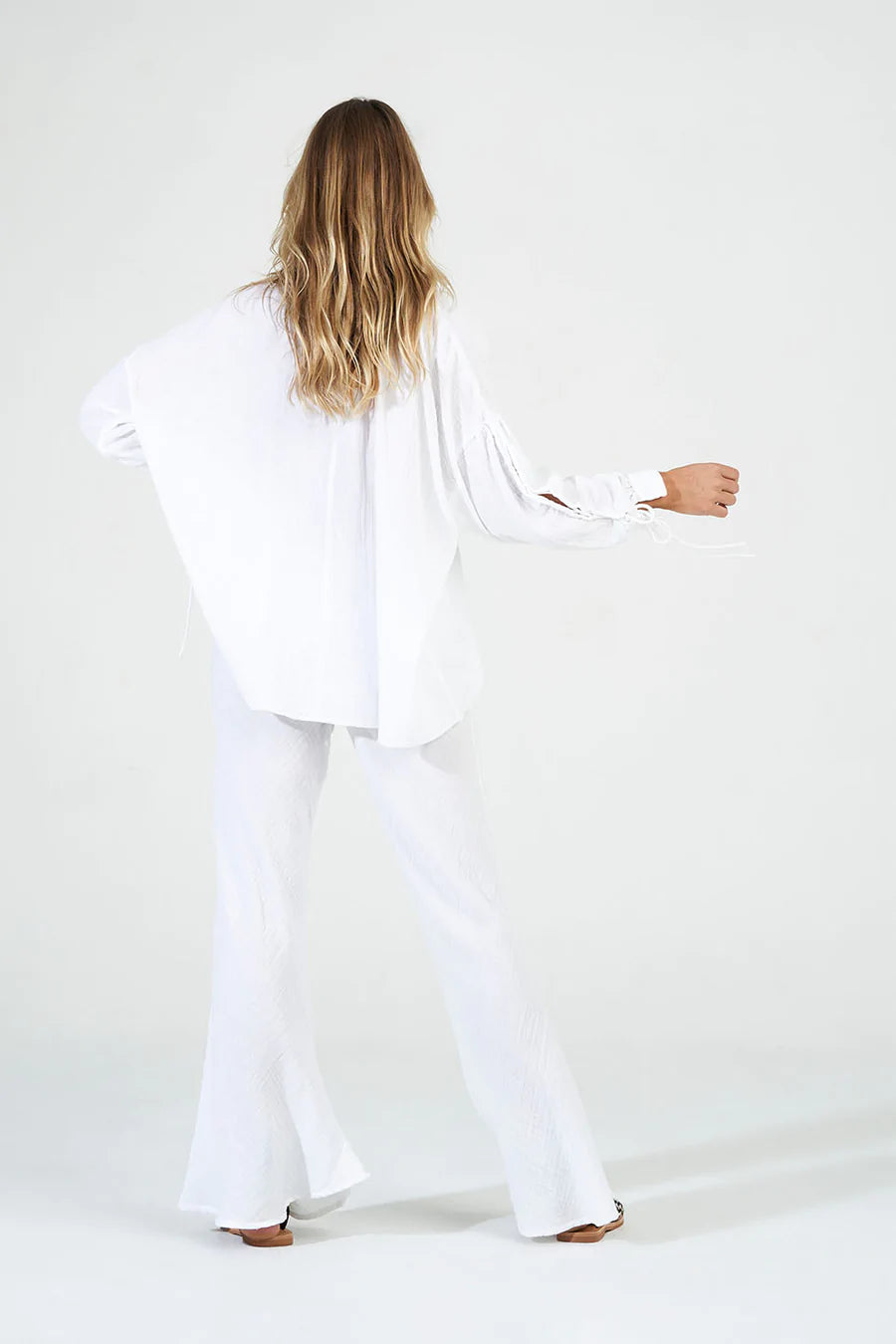 Cotton Gauze Vespa Shirt - White