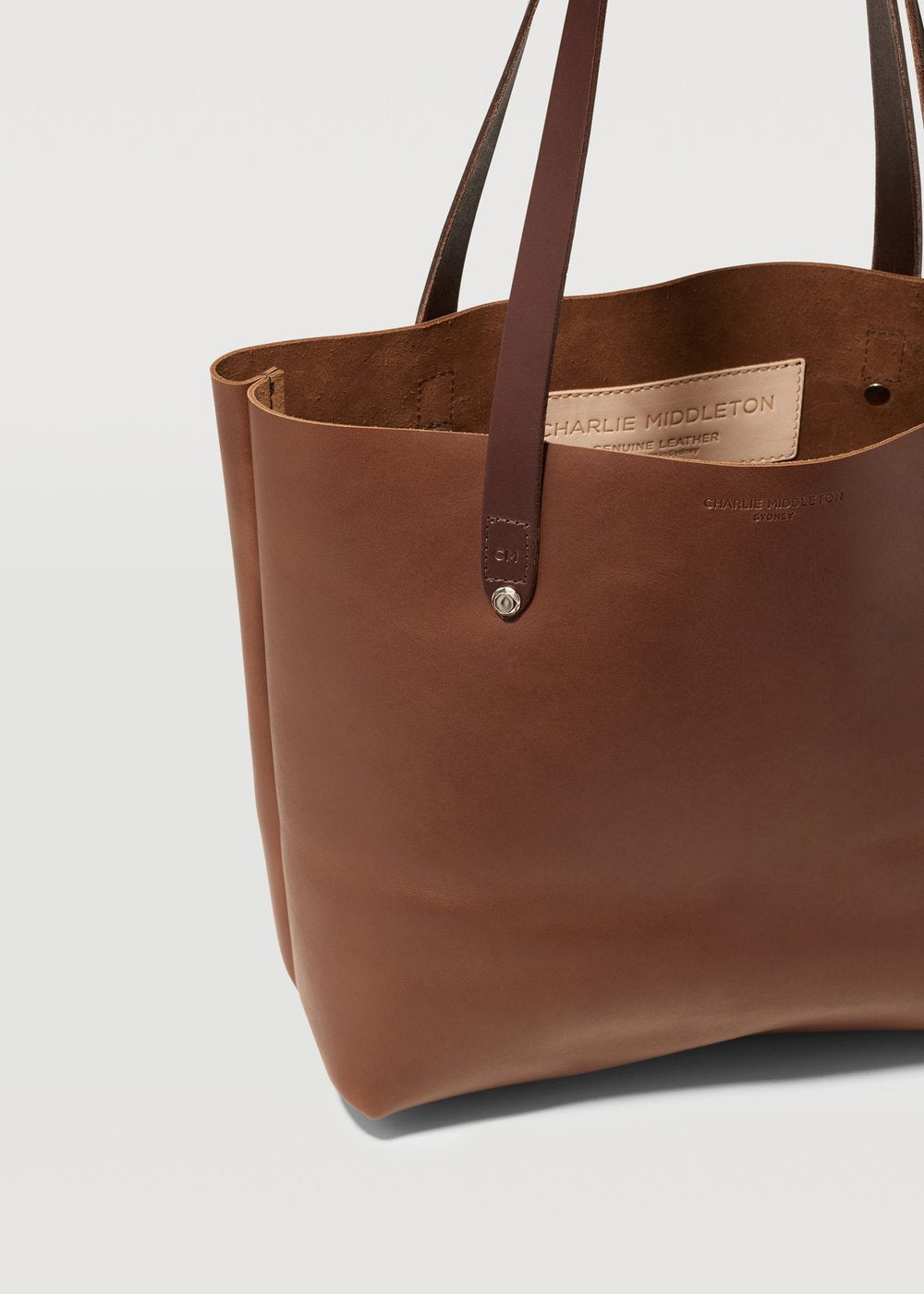 Cognac Mini Bespoke Tote