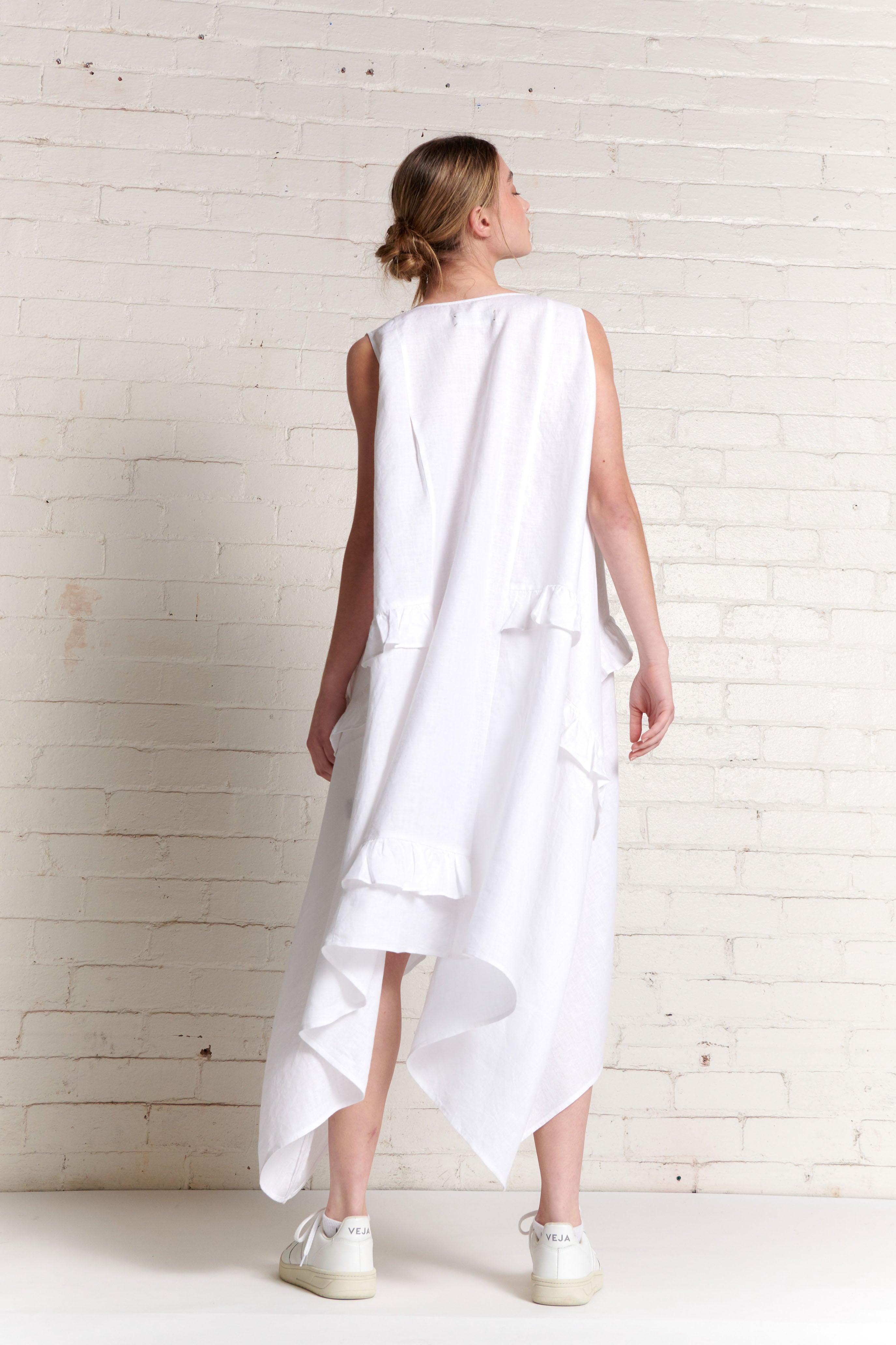 Tarla Dress - White