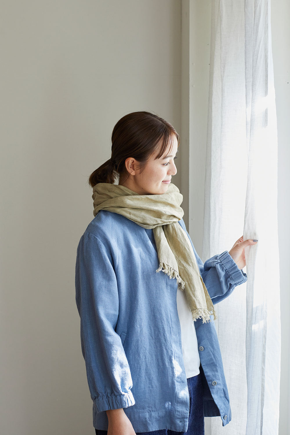 roserie scarf: ficelle