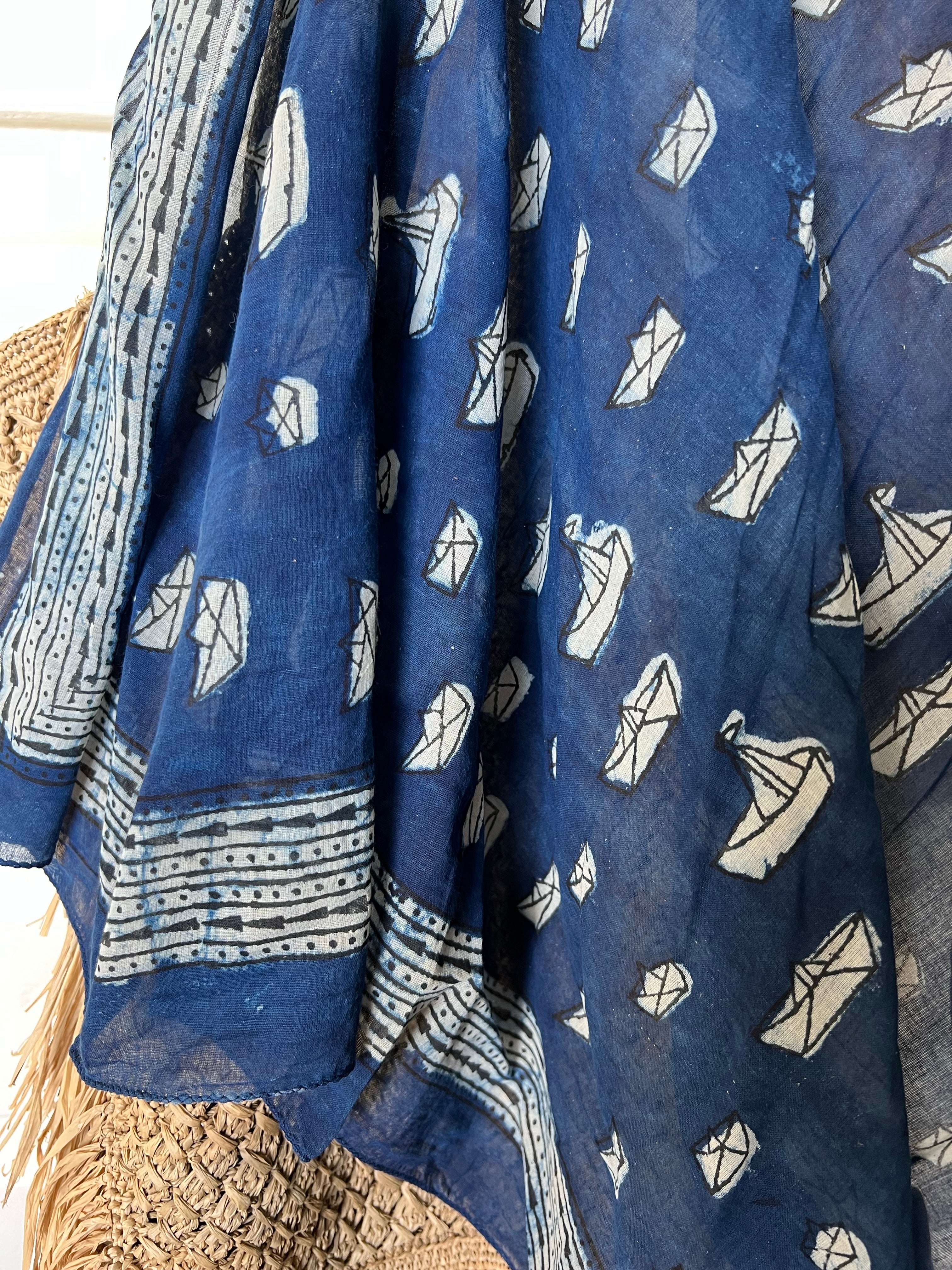 Sarong - Blue Boats