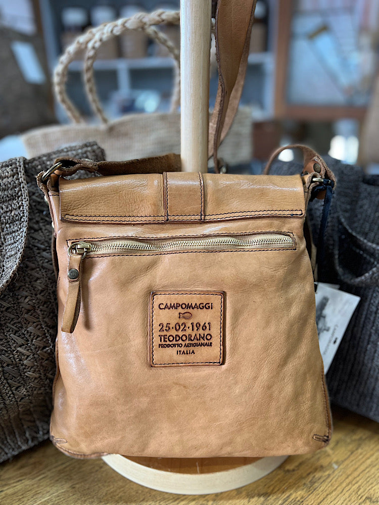 Crossbody satchel Bag - Camel