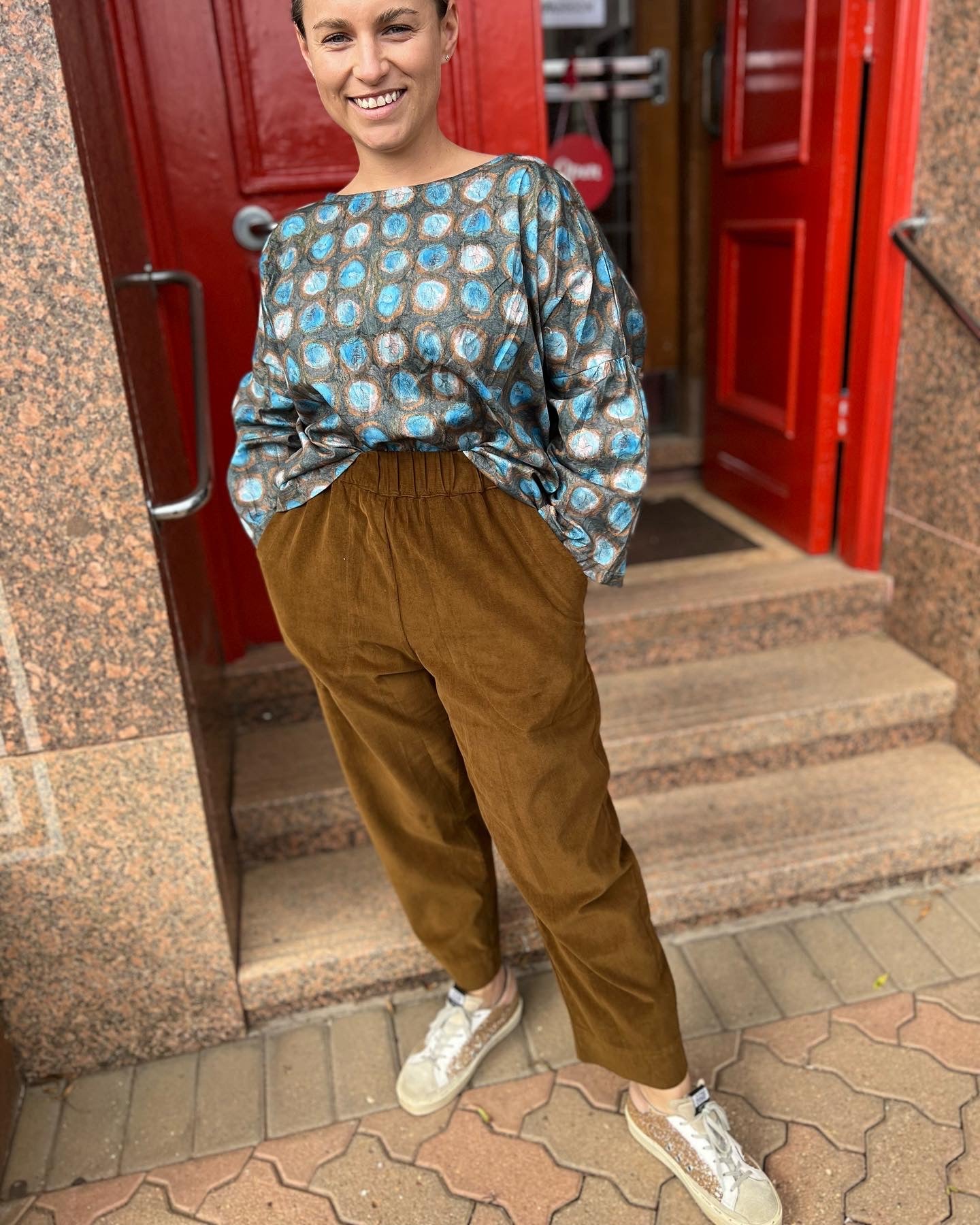 Hester Pinwale Corduroy Pull On Pants - Amber