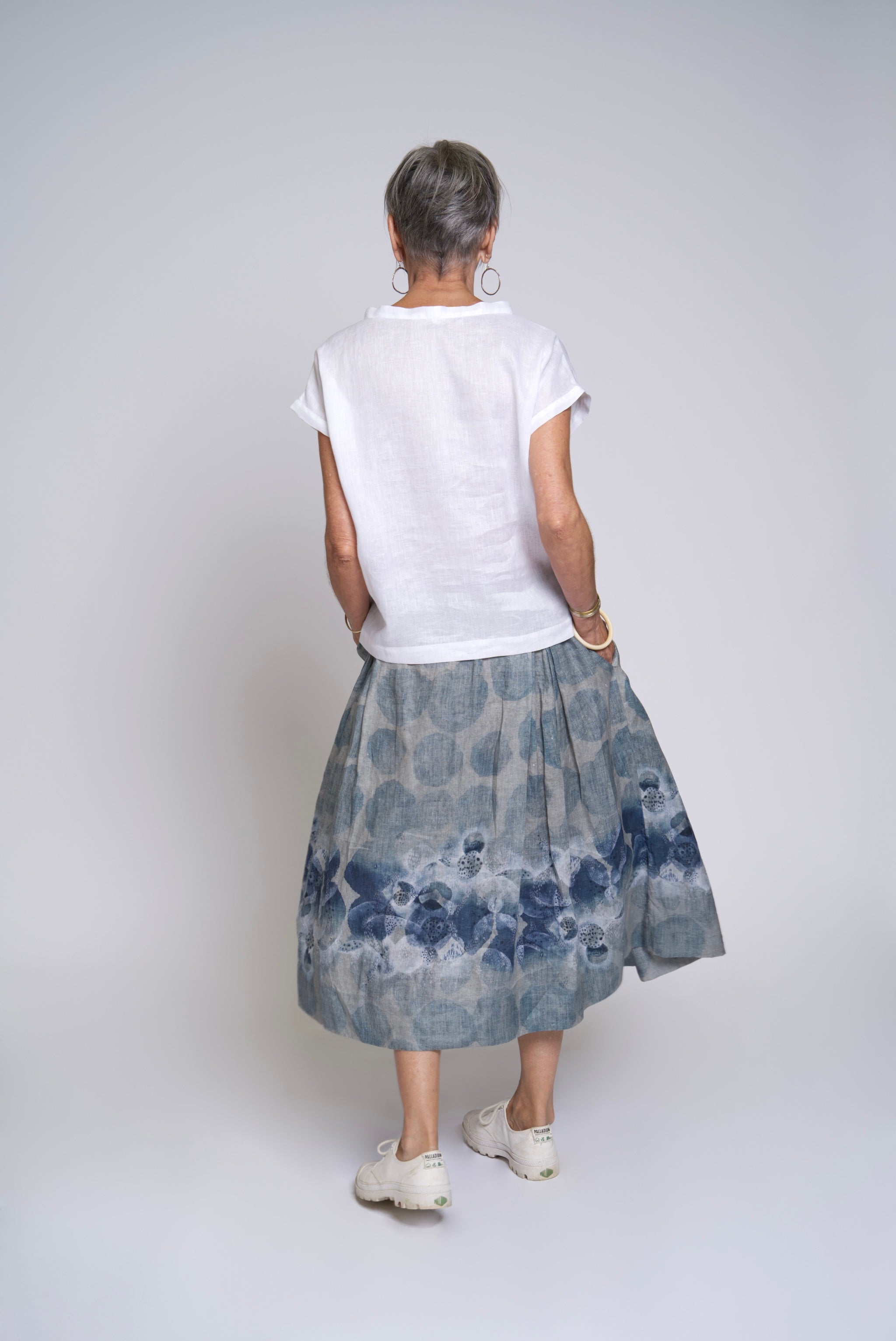 Ophelia linen Top - White