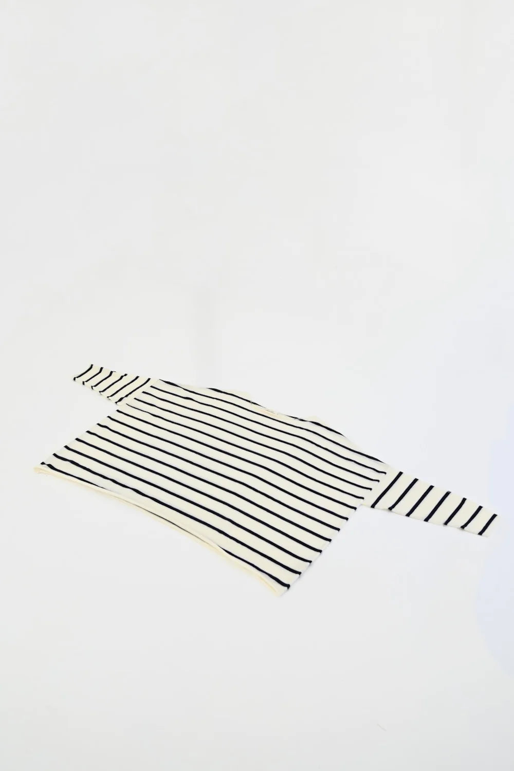 Emi Wool Jumper - Cream with Navy Stripe