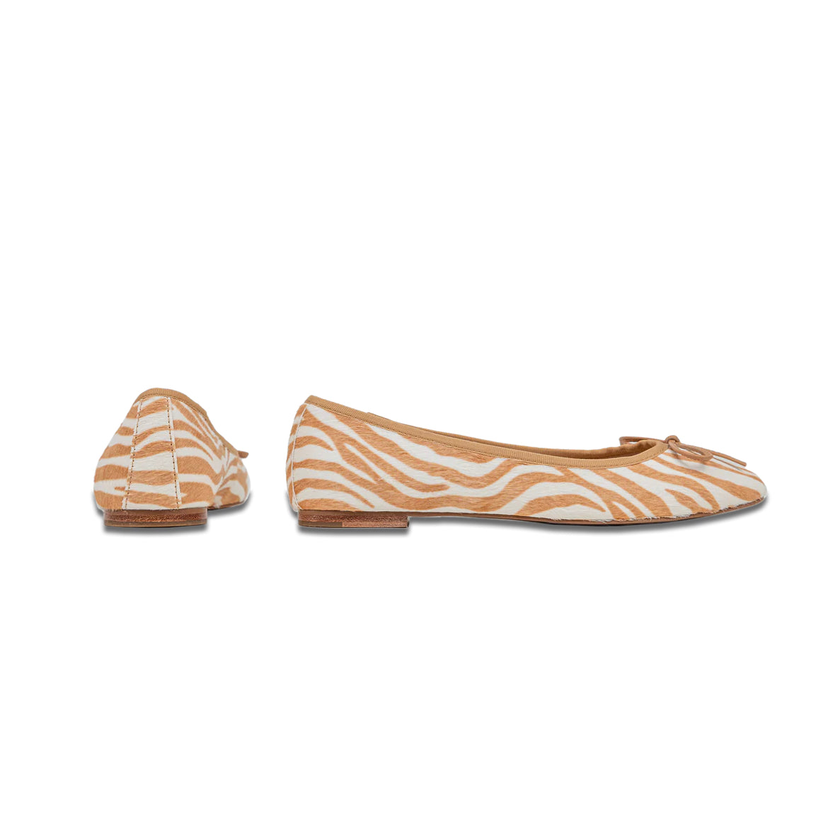 Banksia Ballet Flat - Brown Zebra