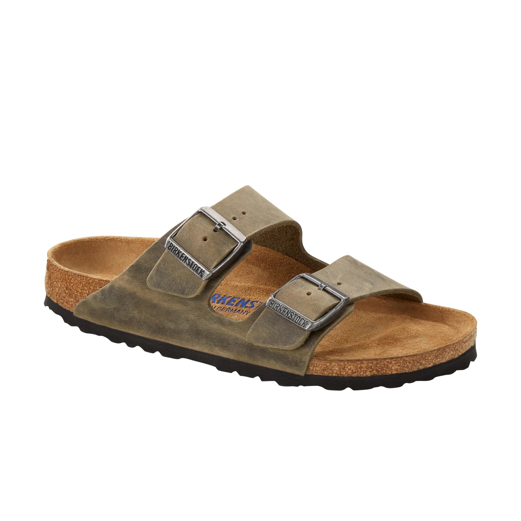 Arizona Soft Footbed in Faded Kahki Oiled Leather