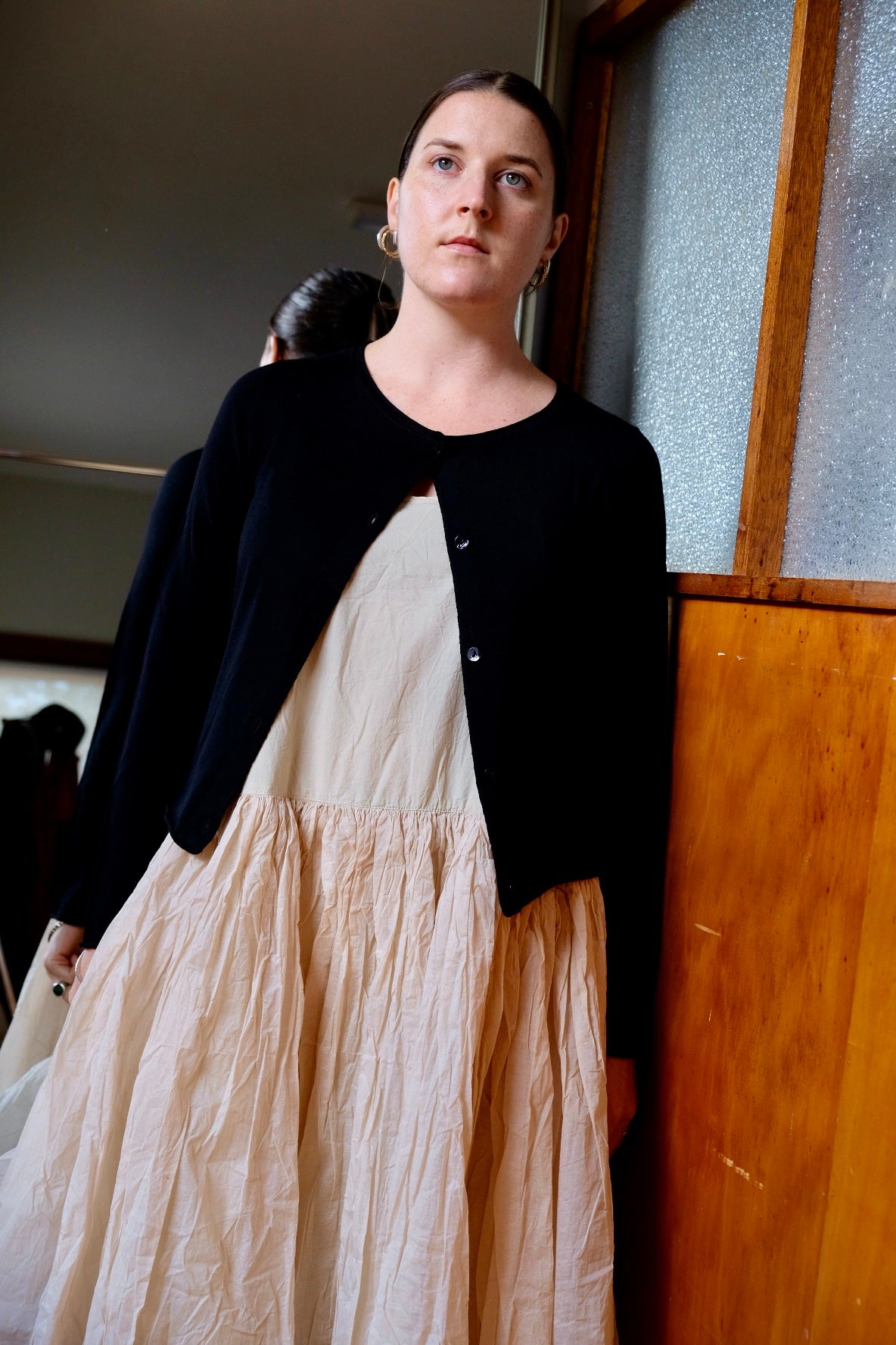 Grace Wool Cardigan - Black