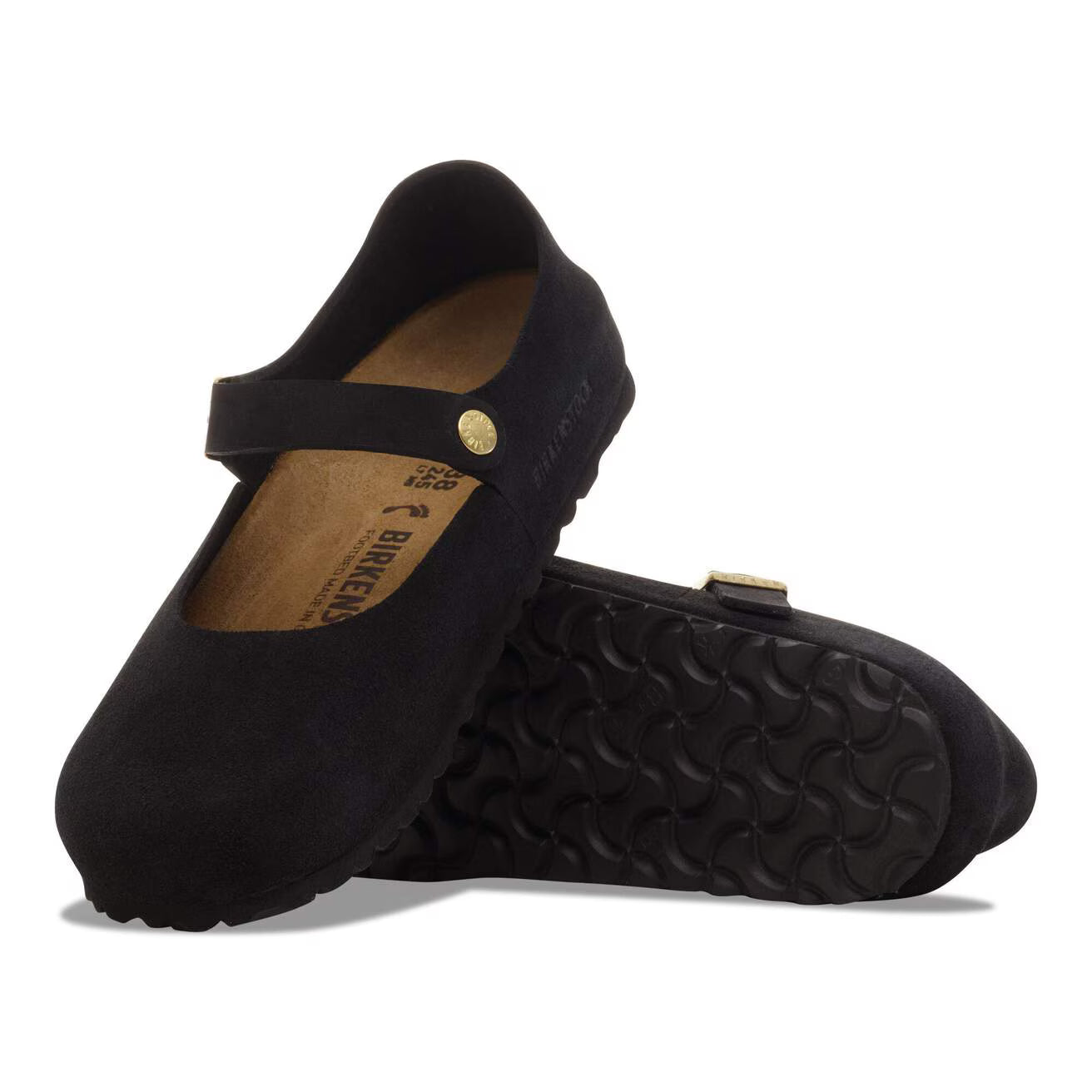Mantova Black Suede Leather Regular