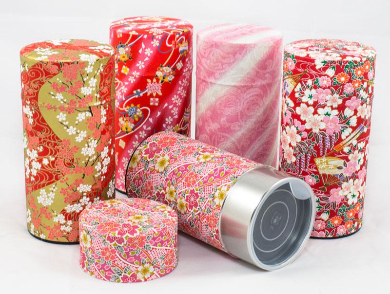 Washi Japanese Tea Canister