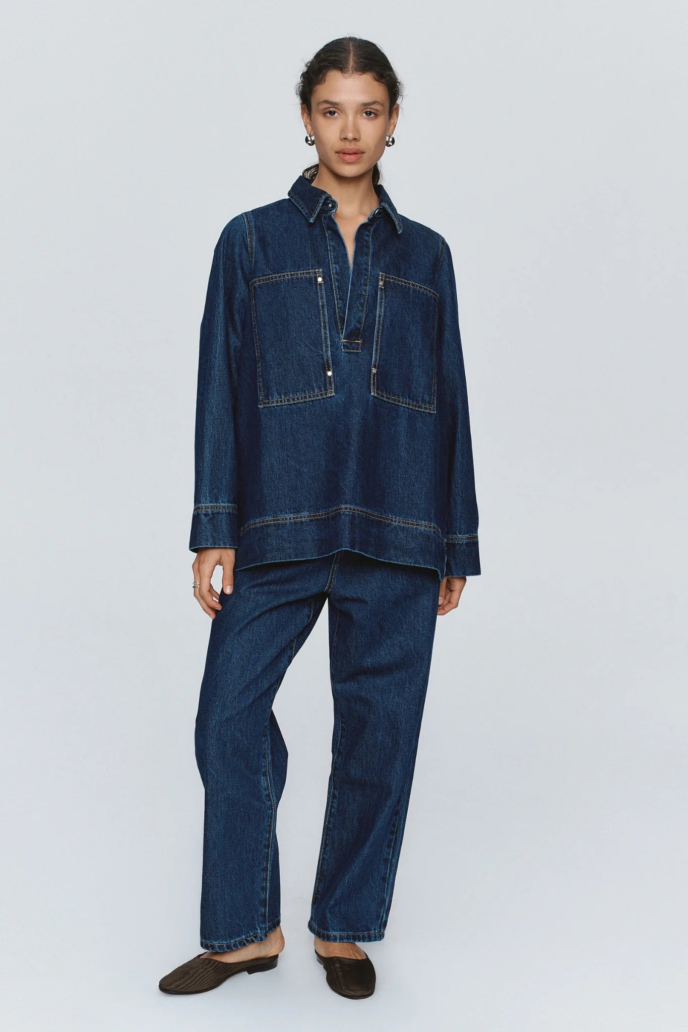 Elka Shirt - Washed Indigo