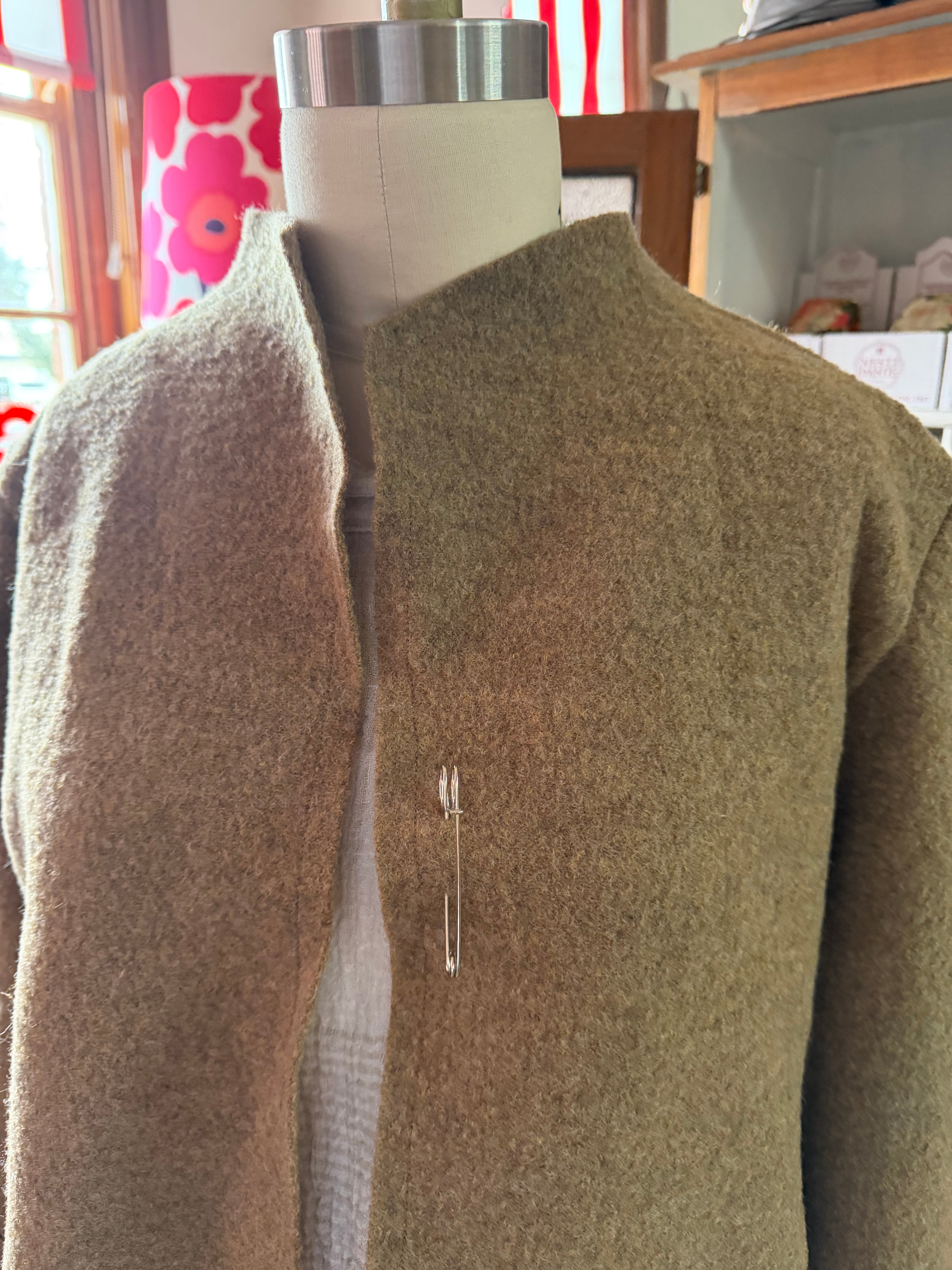 Dulcie wool Jacket - Taupe