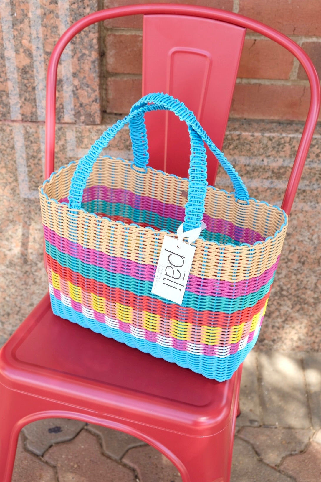 Pali Stripe Aqua Bag - Small