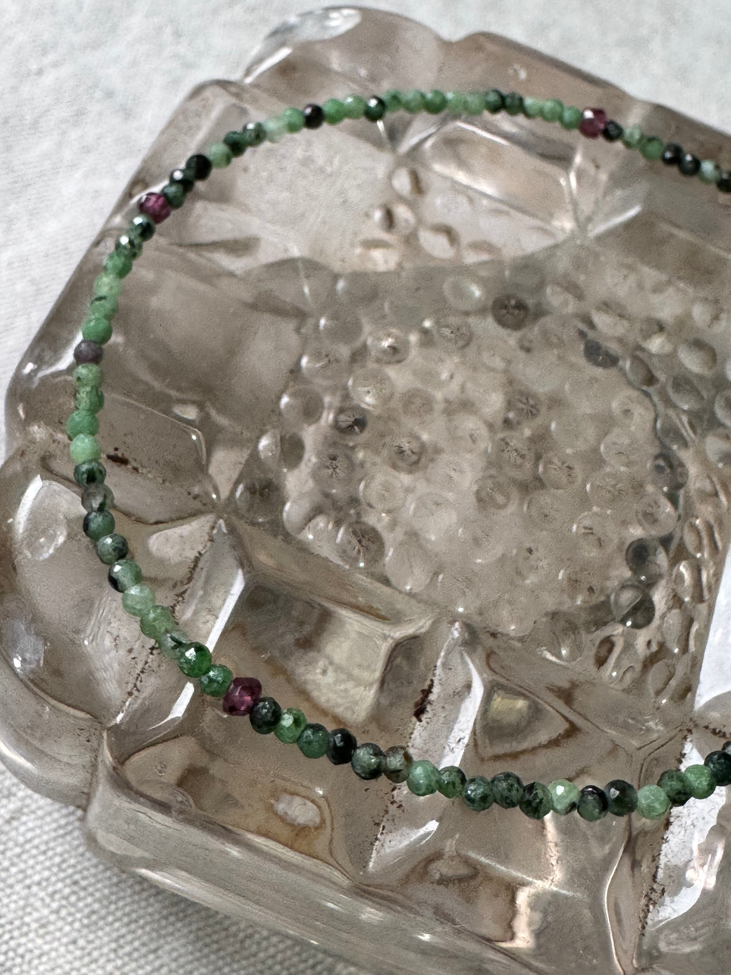 Semi-precious stones bracelet - amazonite greens