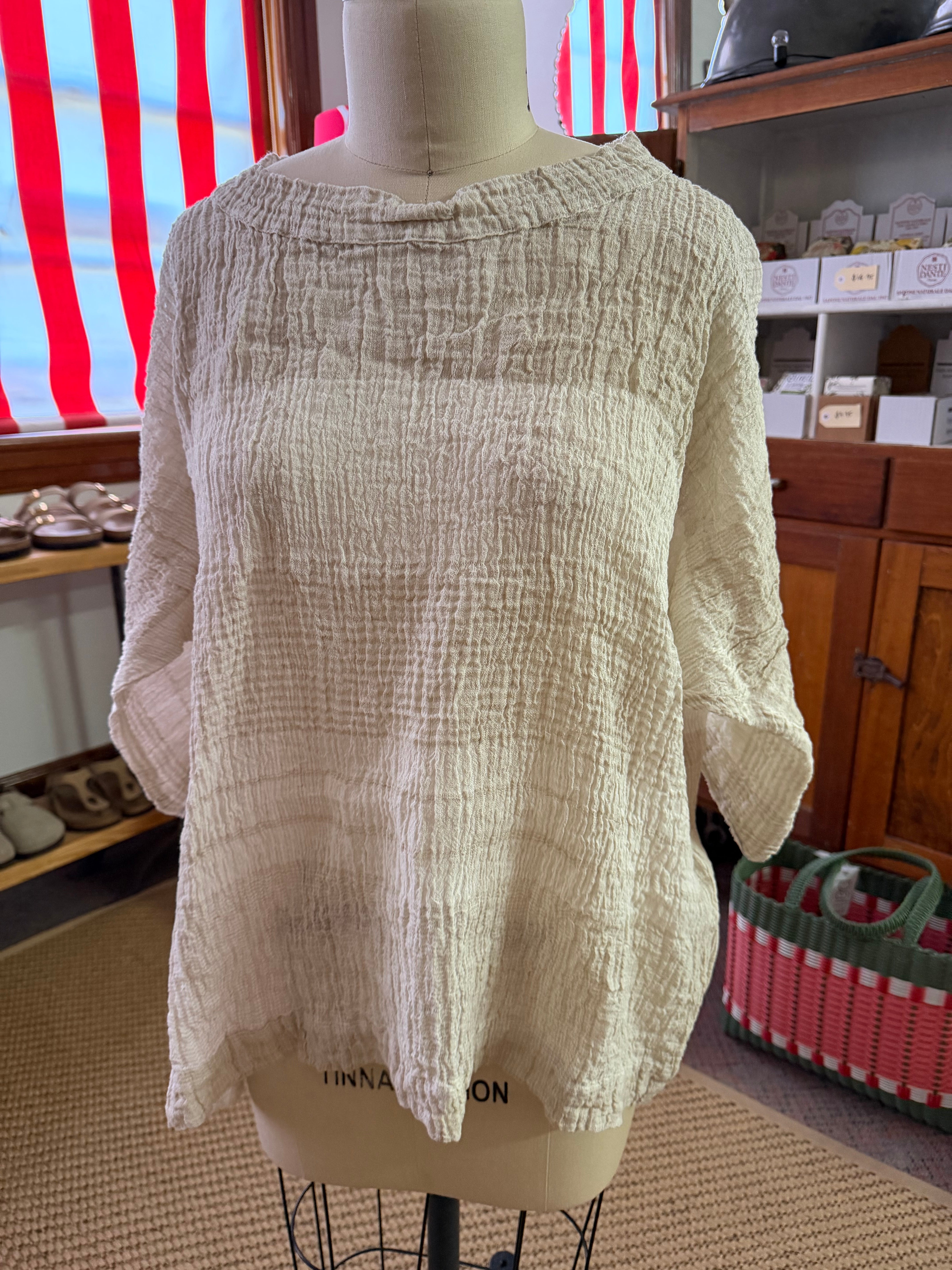 Matilda - natural gauze linen