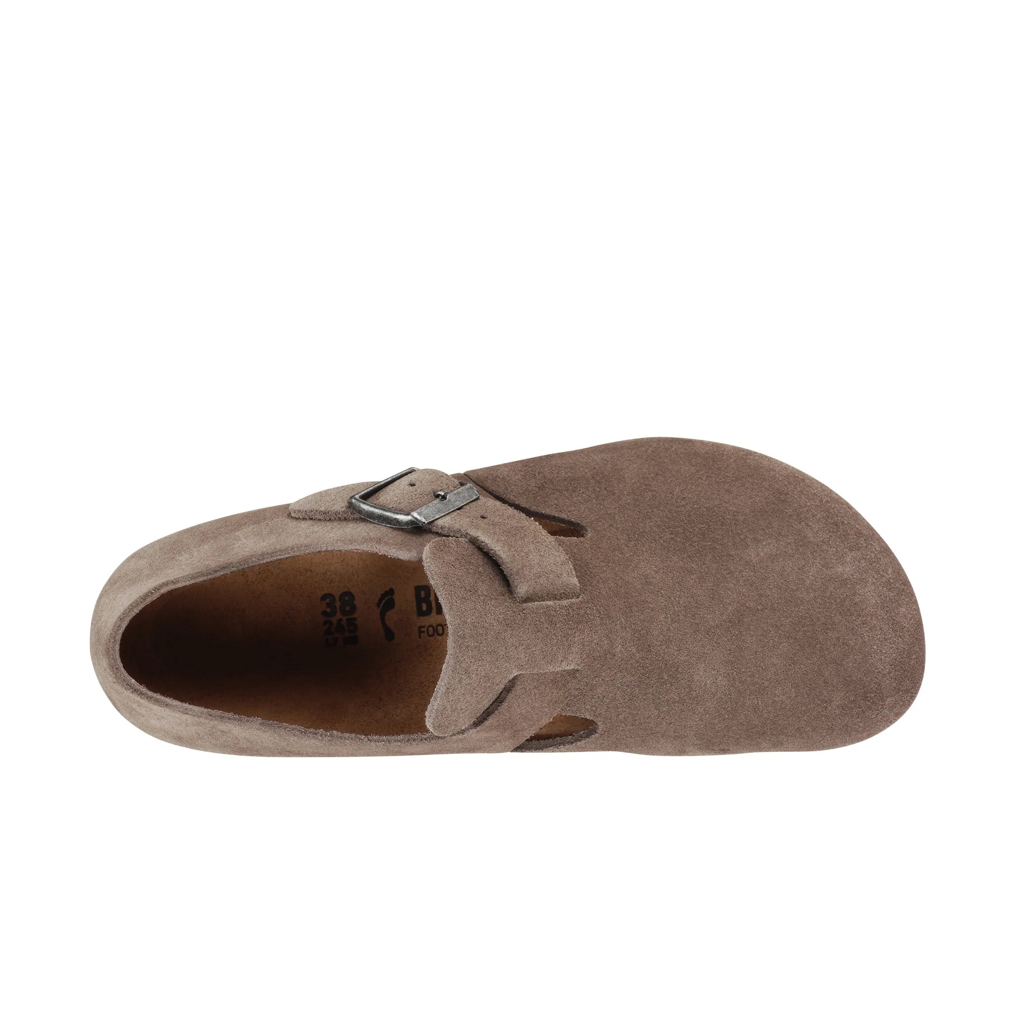 London Taupe Suede Leather Regular