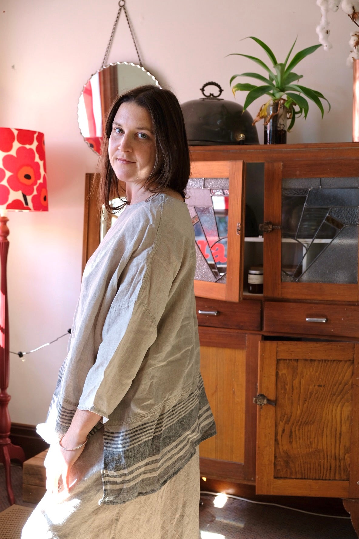 CAMICIA PINTURICCHIO - Tela Moma - Naturale