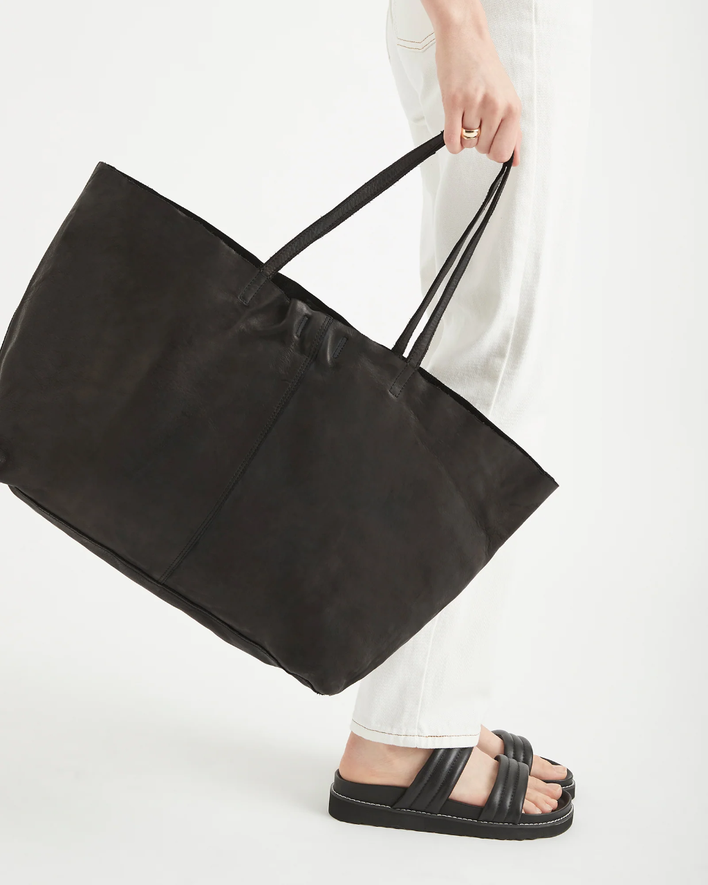 Classic Unlined Tote - Black