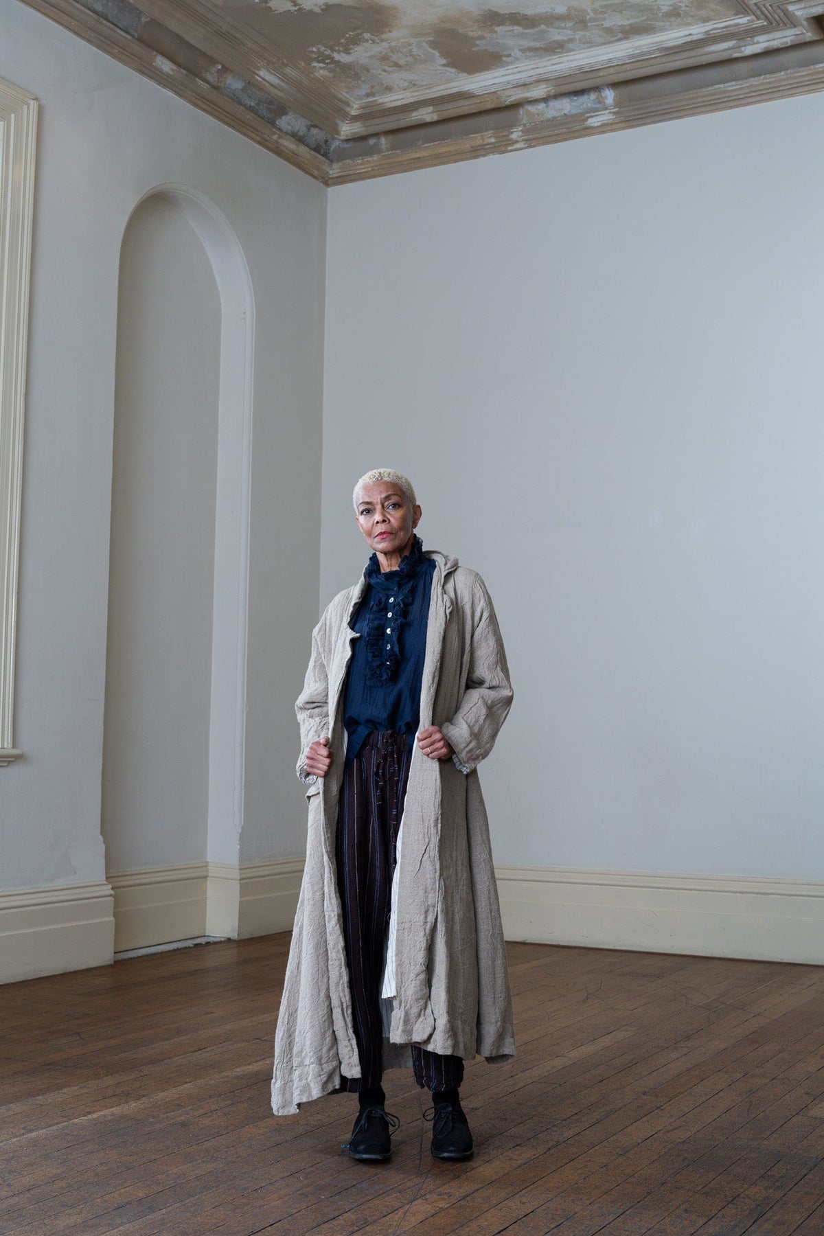 Olivier Coat - Raw Linen