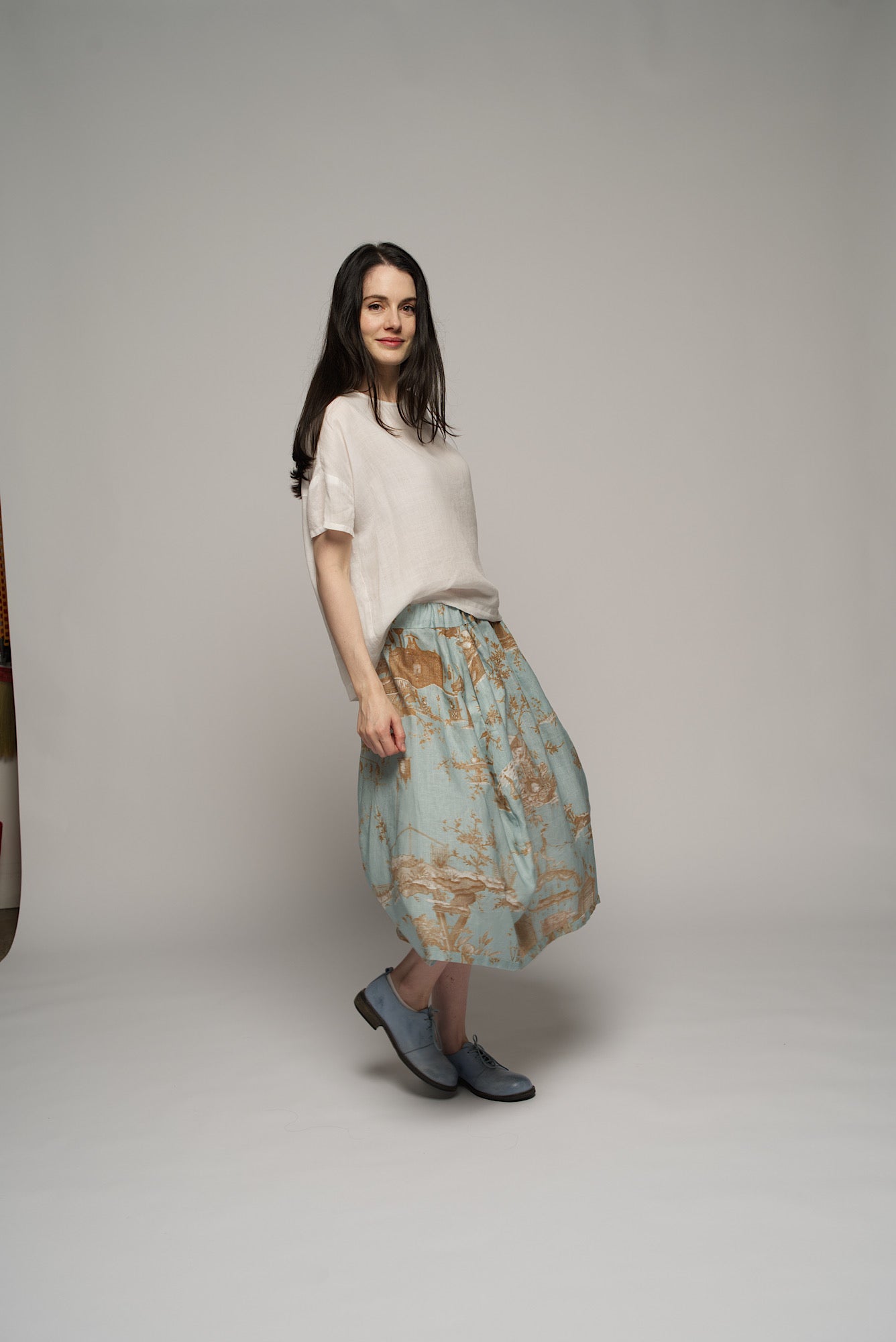 Toile Skirt - blue