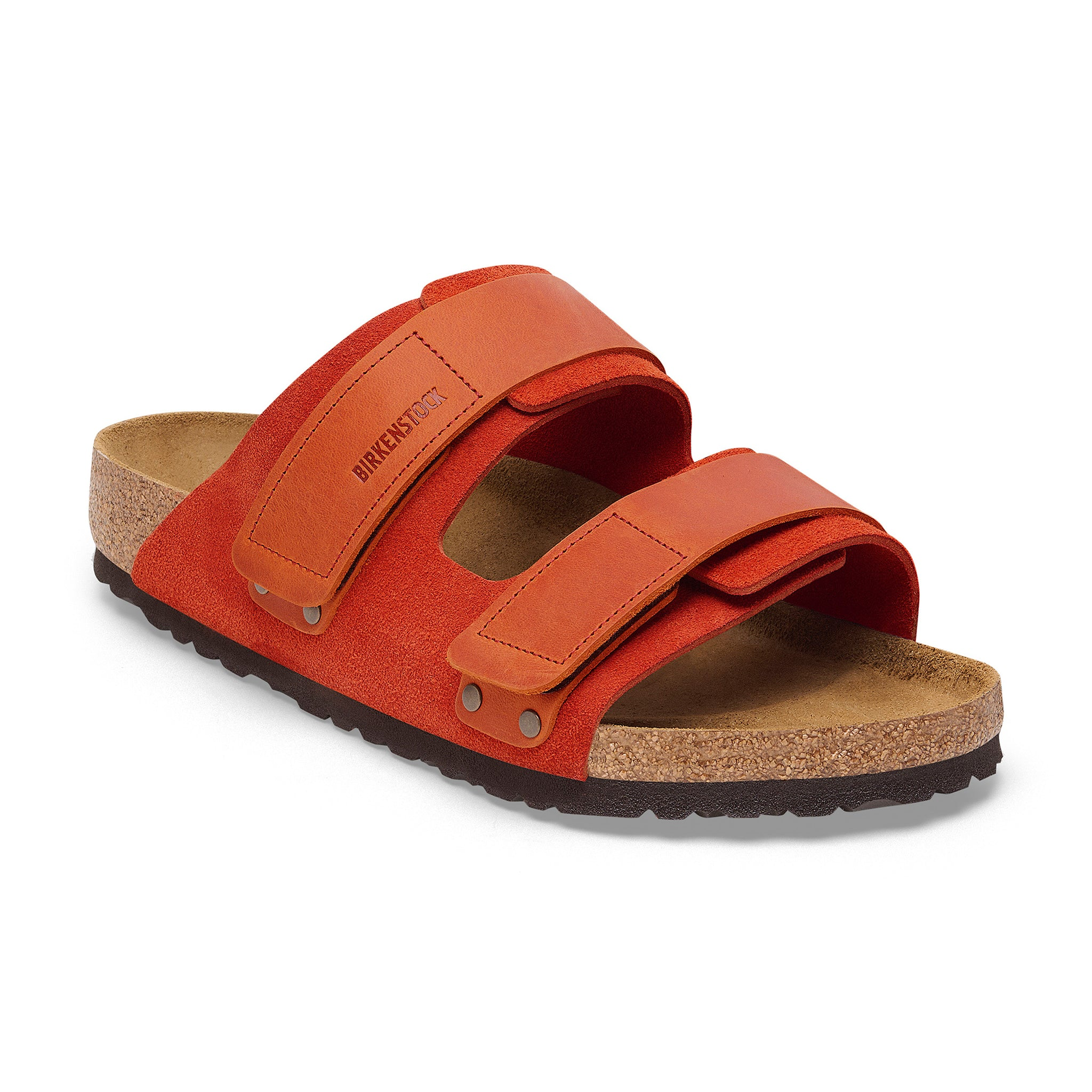 Uji Rust Brown Suede Leather