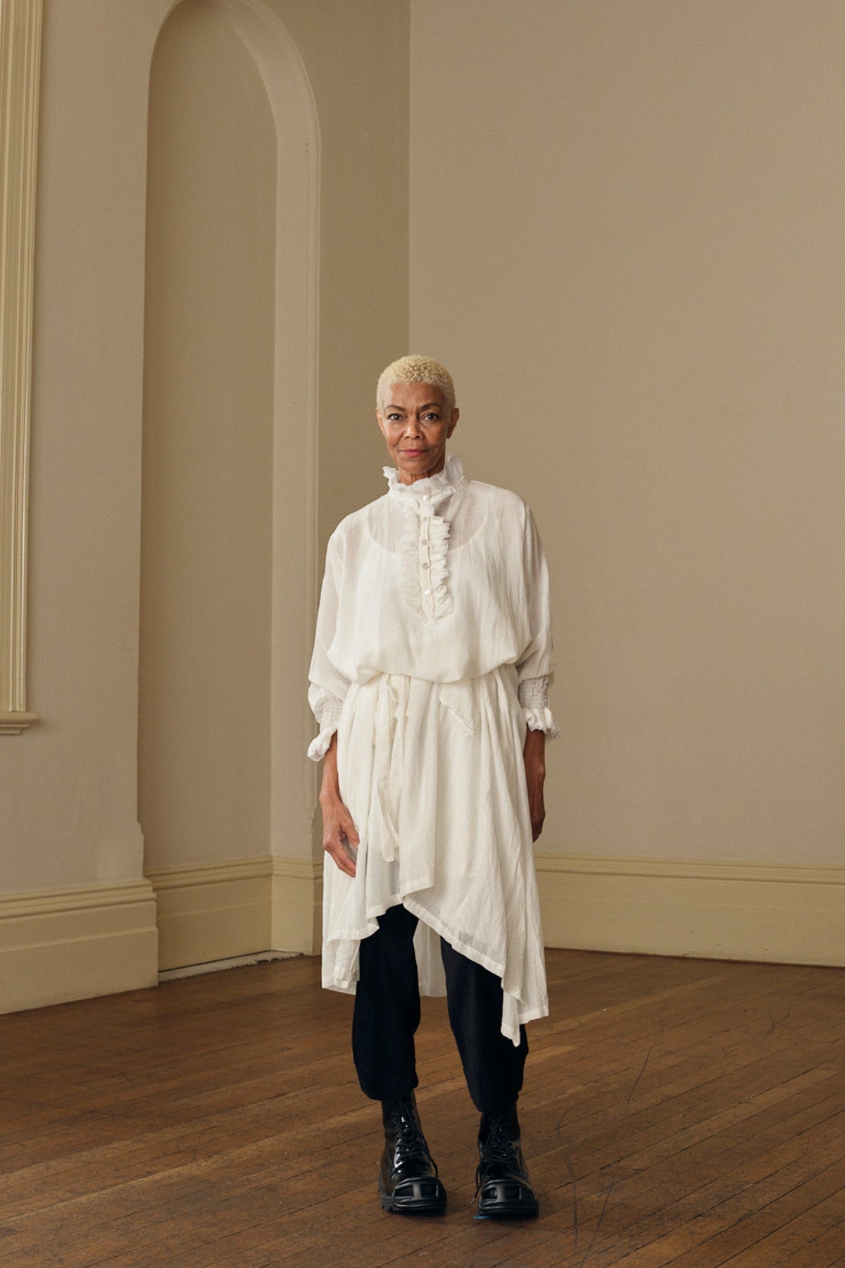 Odile Tunic - Silk Cotton navy