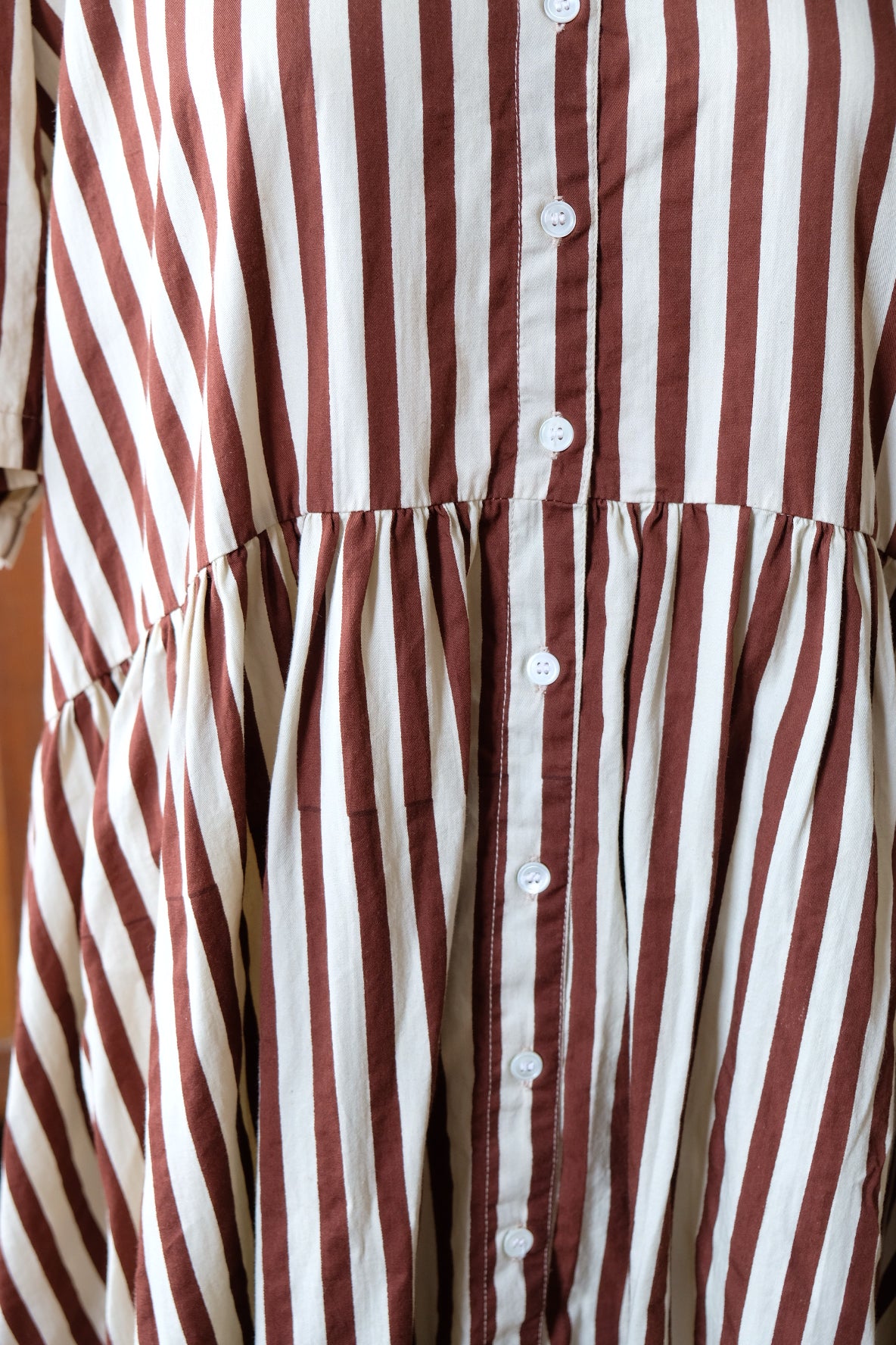 Alto Dress in Cotton Coco Stripe