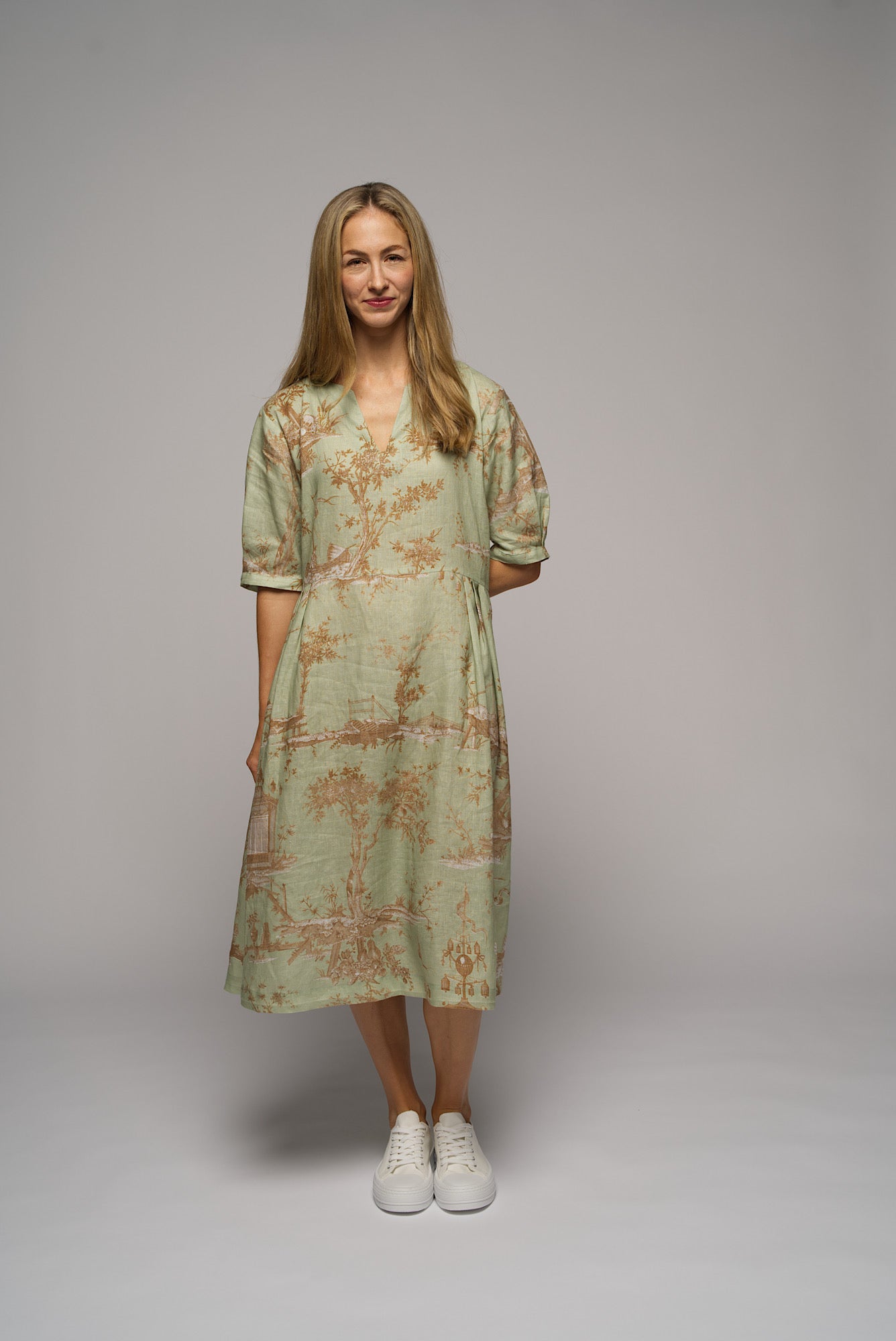 Toile Dress - Green