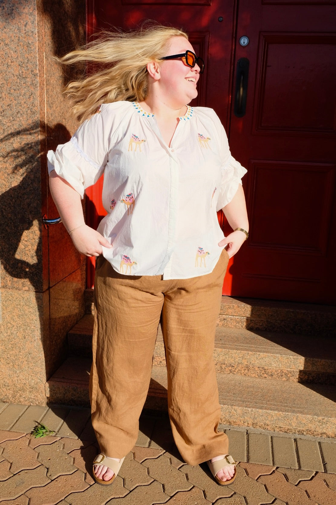 Camel Train Cotton Top