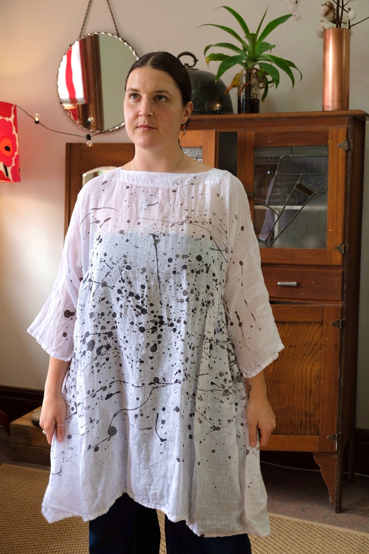 Tunic in Splash Print