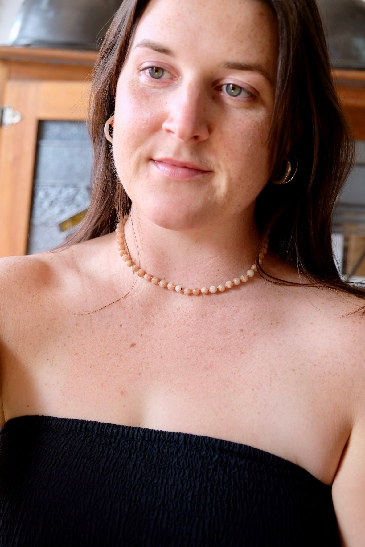 Garden necklace - sunstone