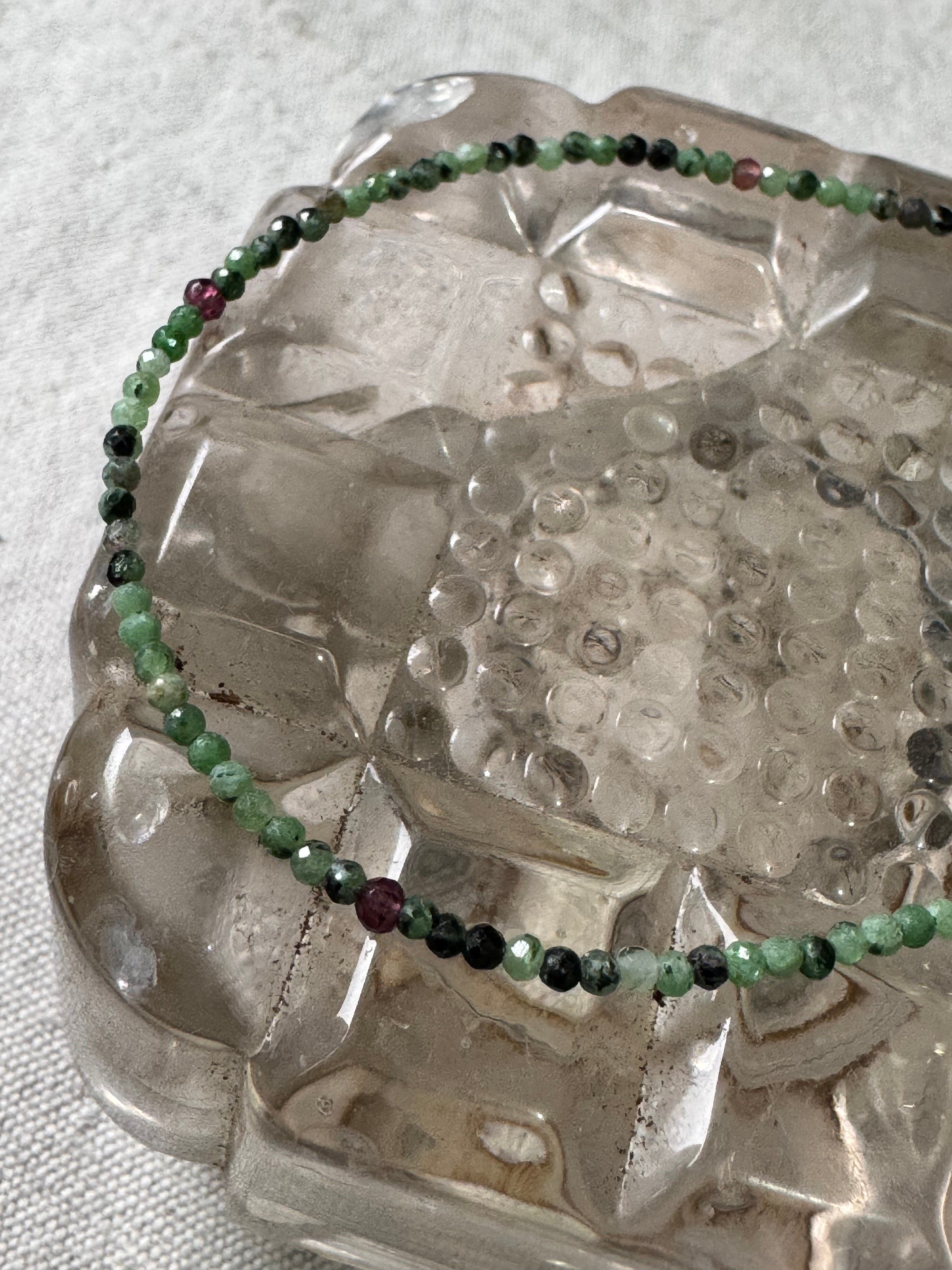 Semi-precious stones bracelet - amazonite greens