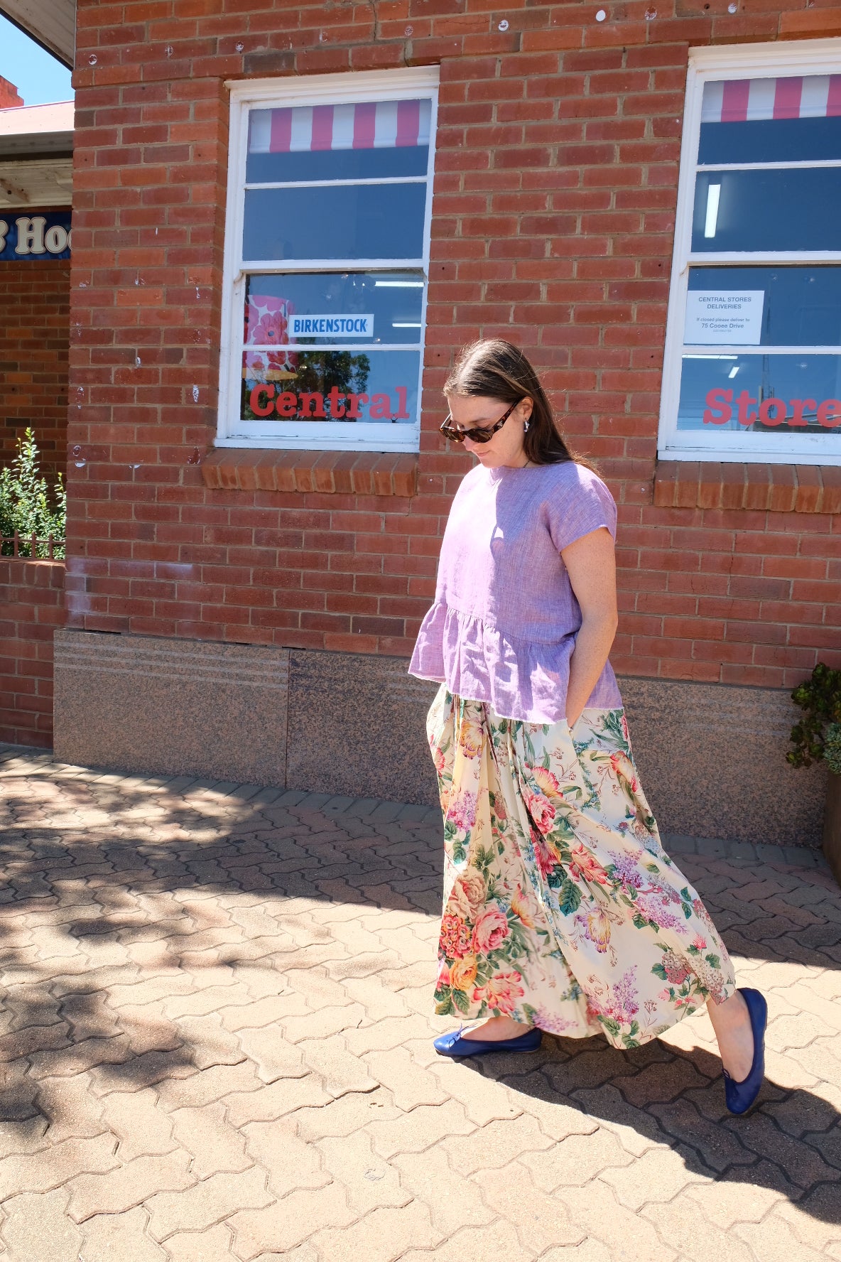 Ulla Skirt in Bouquet Print