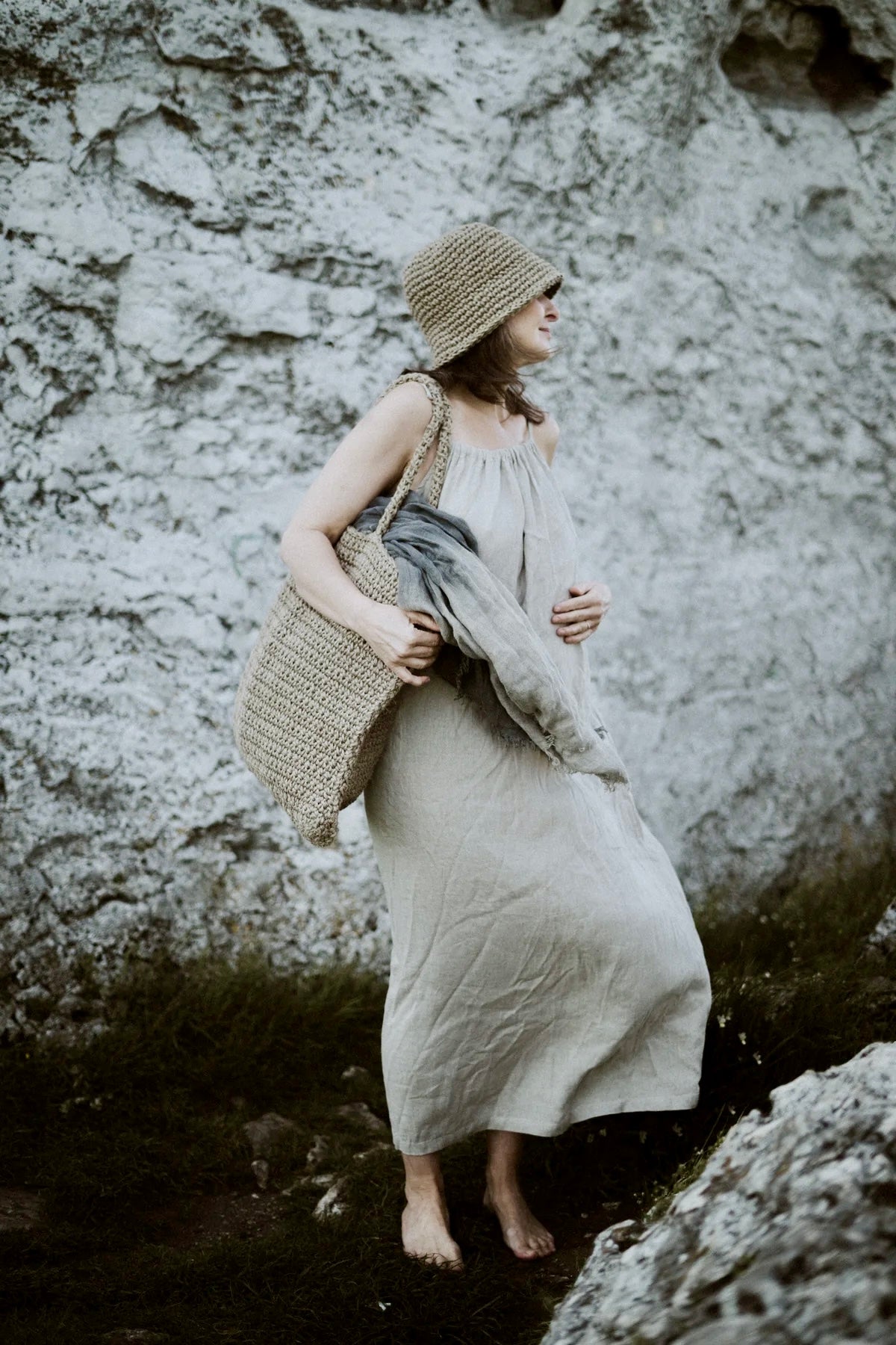 Ludwika Handknitted Bag - Natural