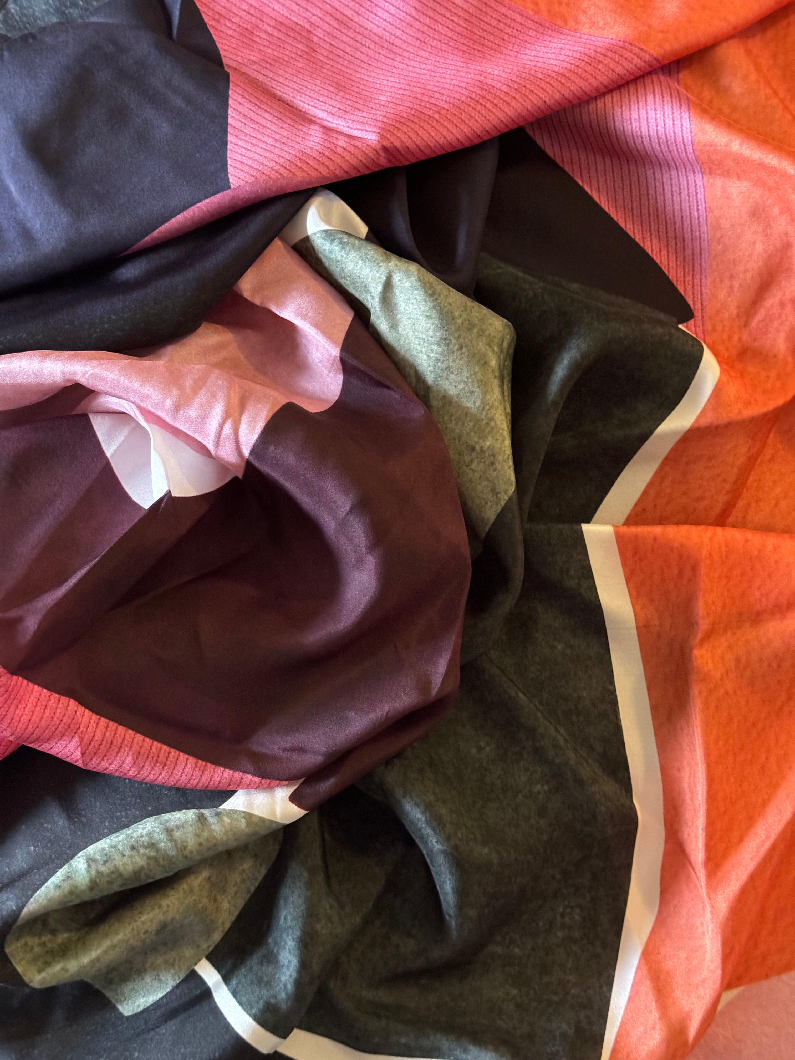 Pre-loved pure silk Elk scarf