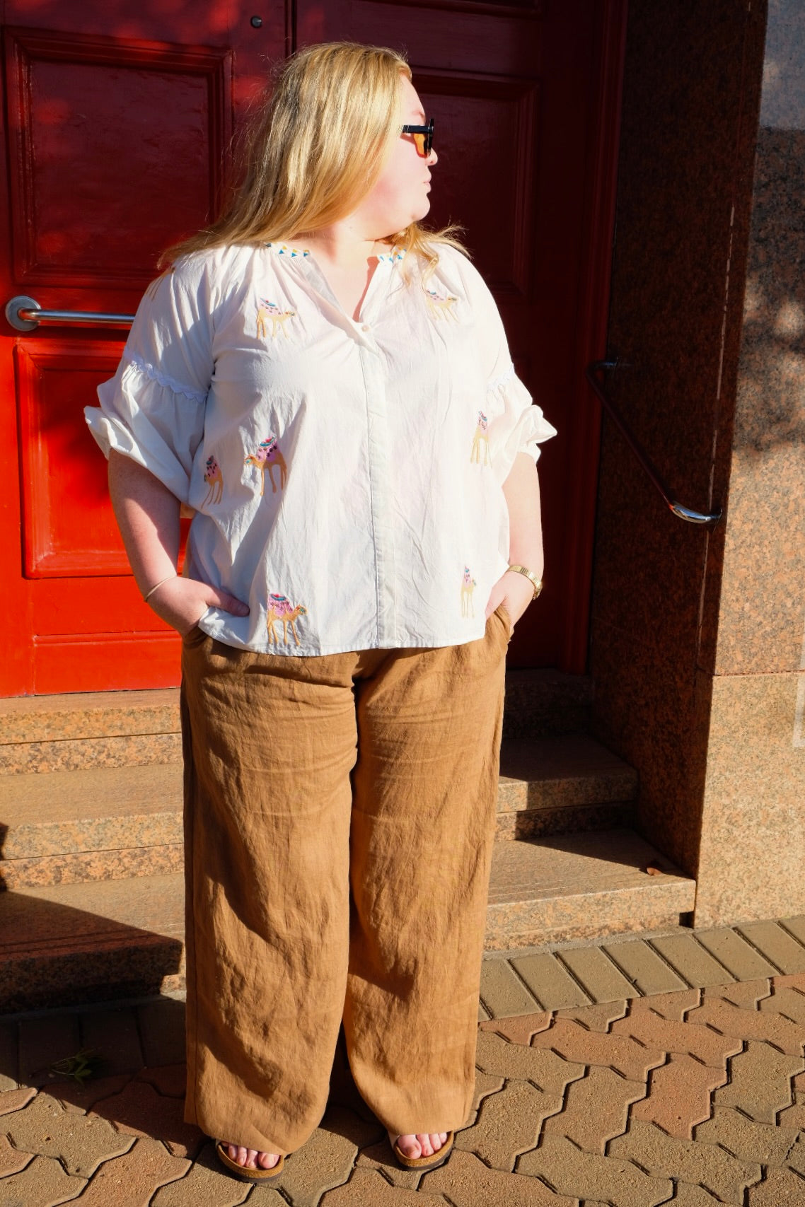 Armani Pant - Cognac