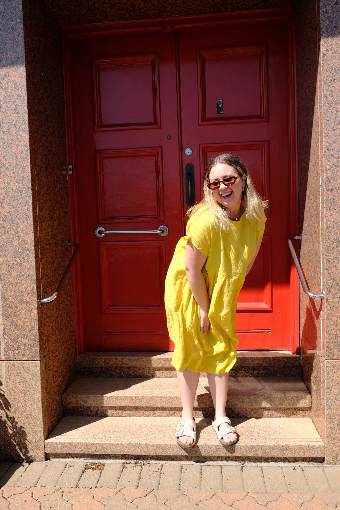 Sibella linen dress - Daffodil