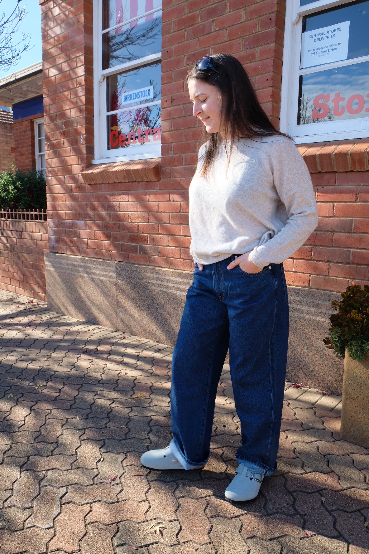 Wide Leg Jean HERITAGE BLUE