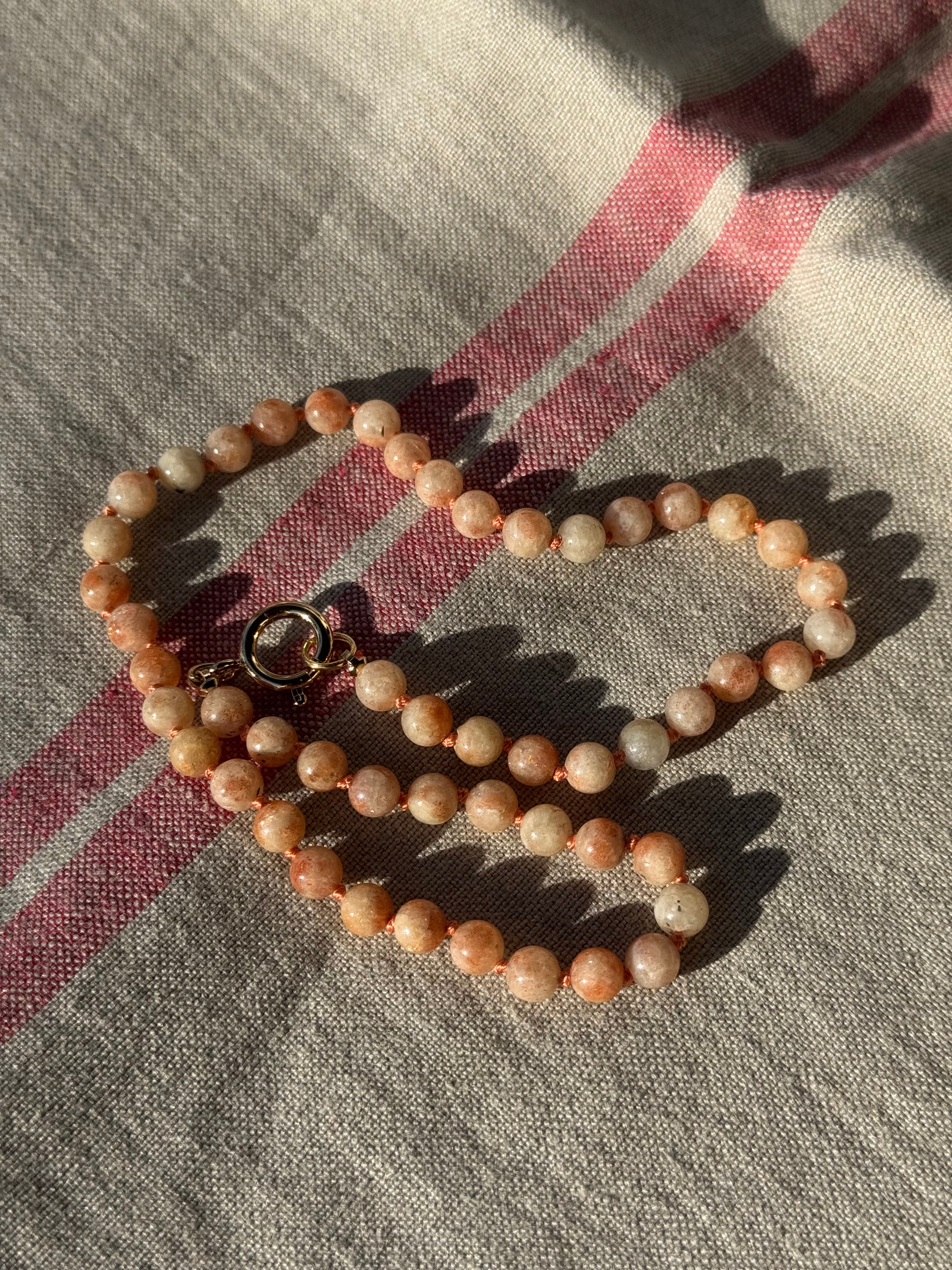 Garden necklace - sunstone