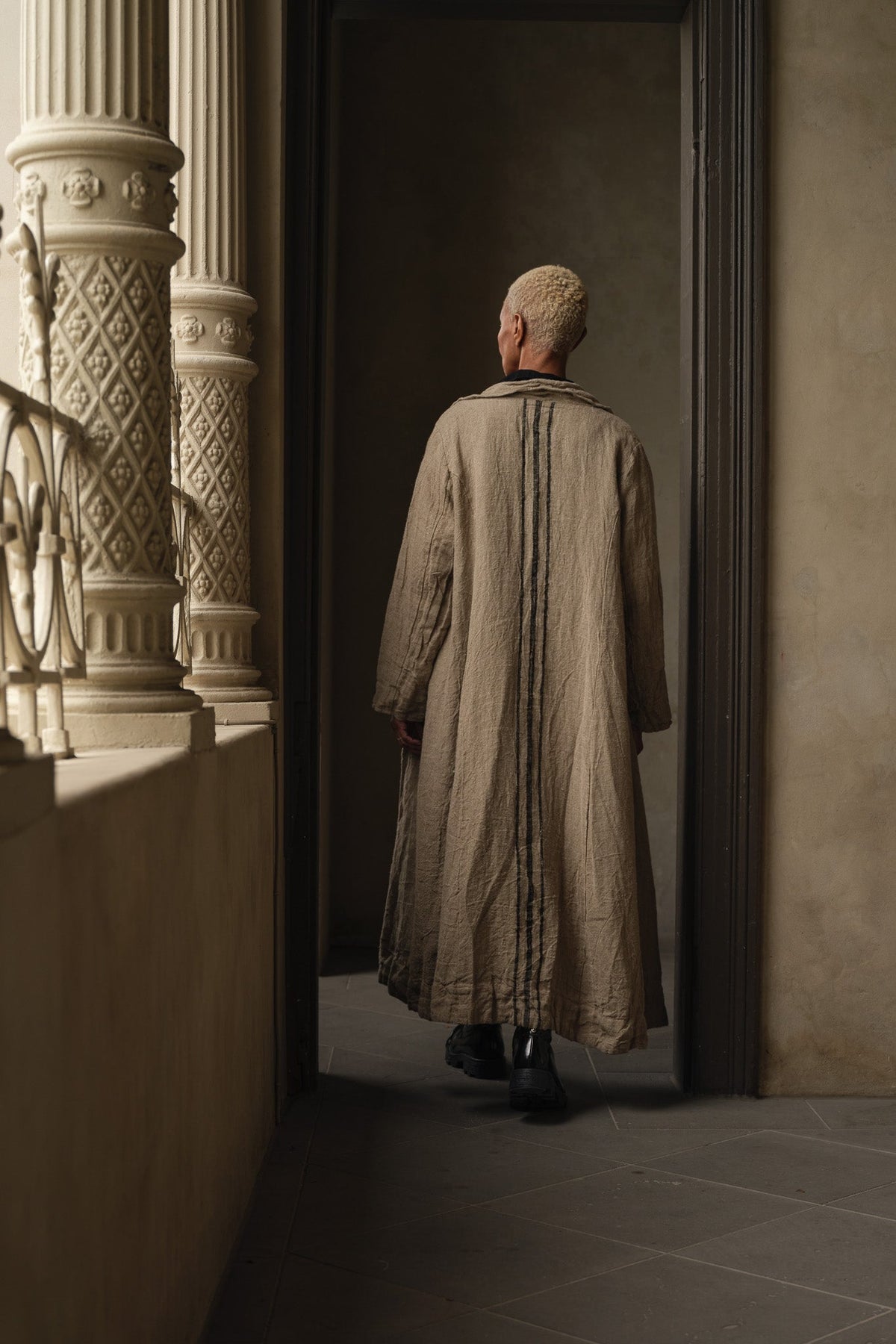 Olivier Coat - Raw Linen