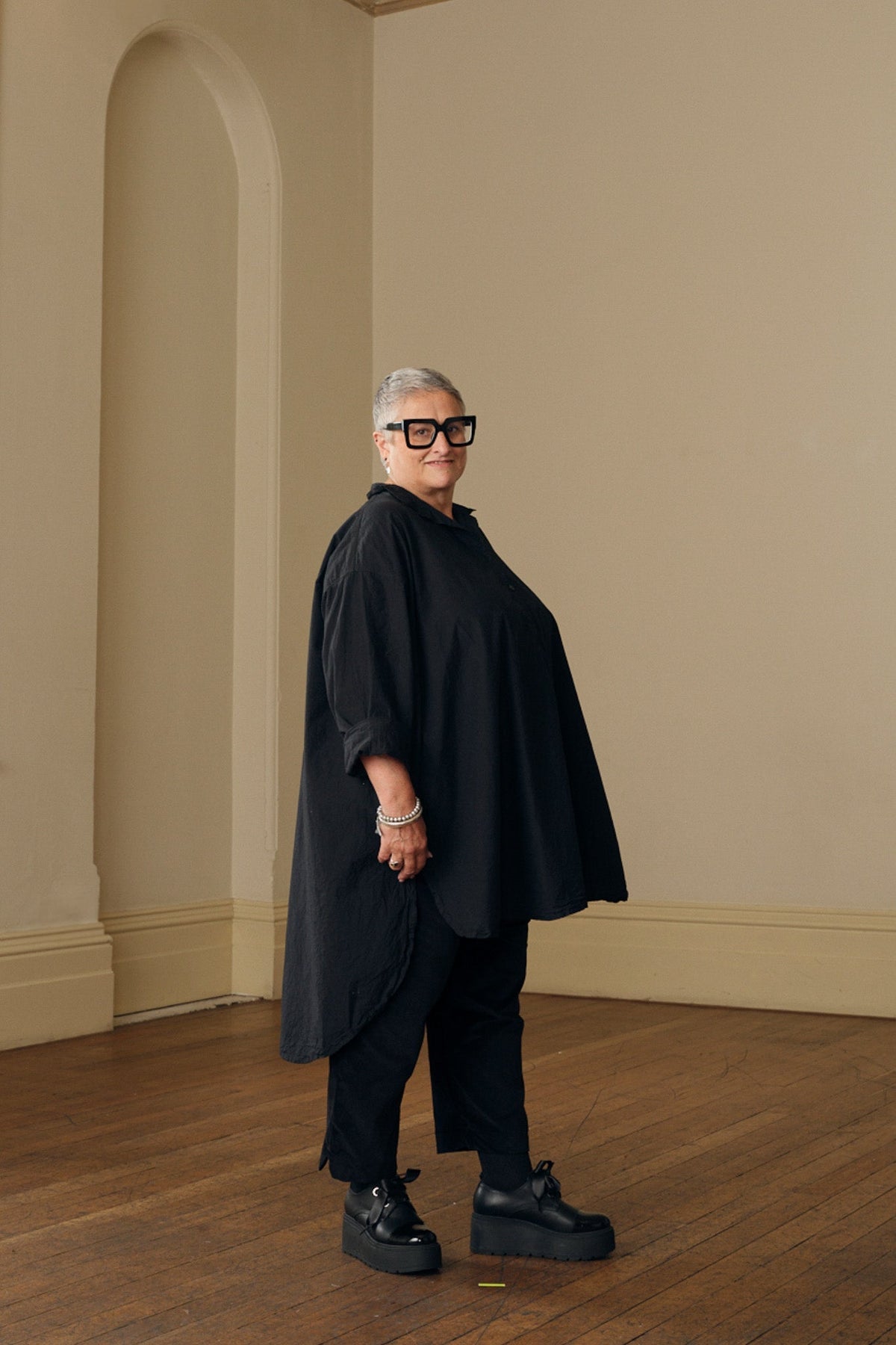 Harper Shirt - Paper Cotton black